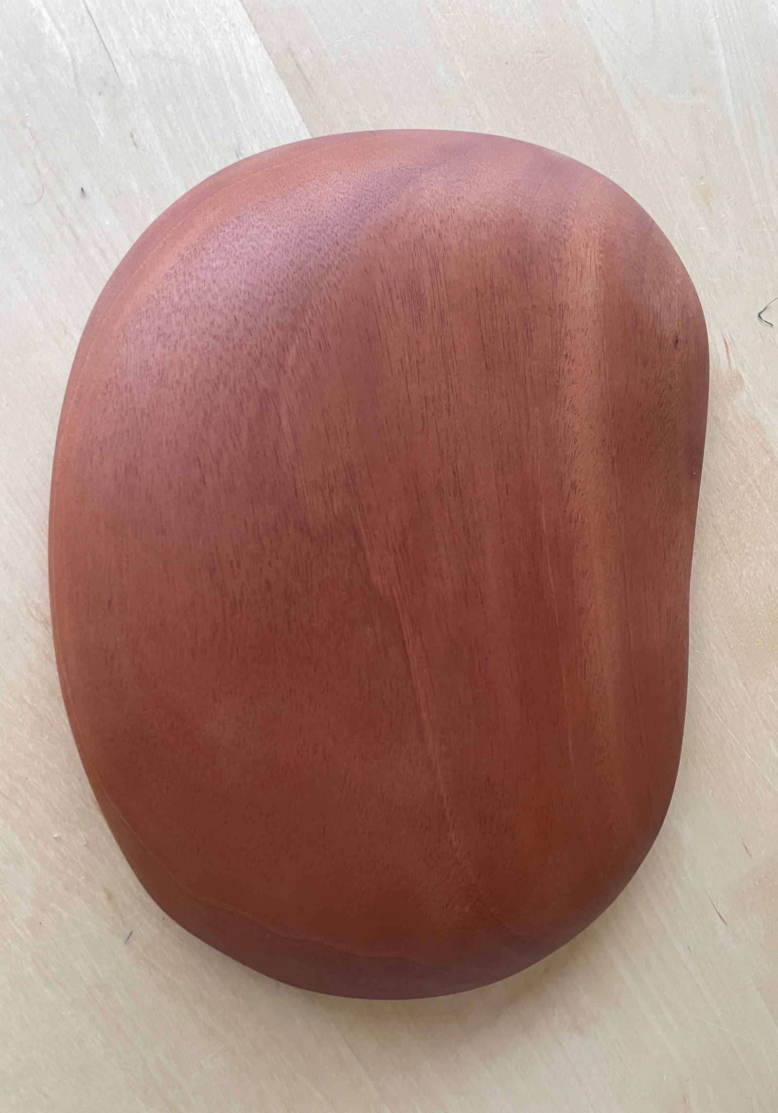Solid Mahogany Organic Form Charcuterie Platter - 4