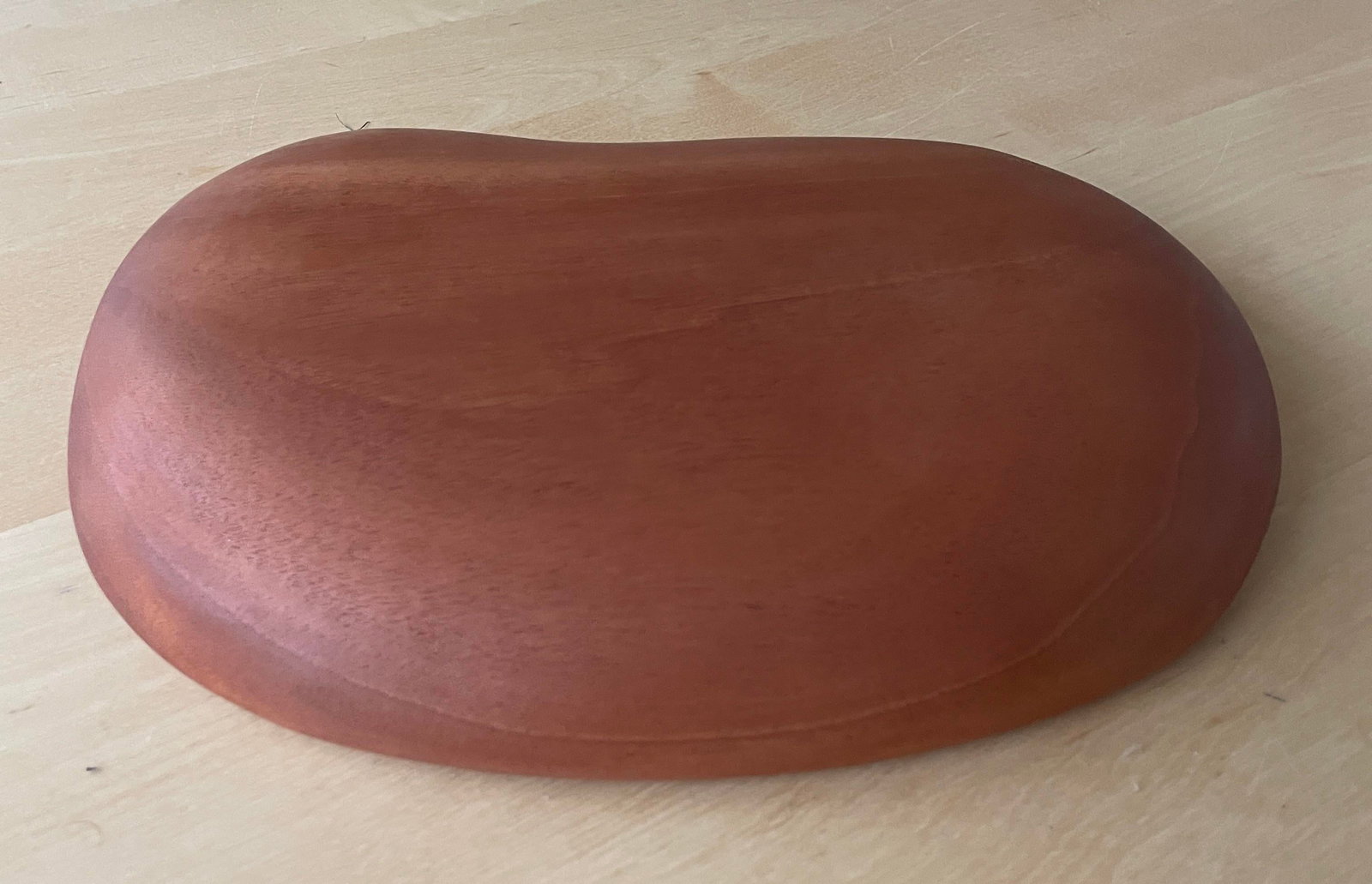 Solid Mahogany Organic Form Charcuterie Platter - 5