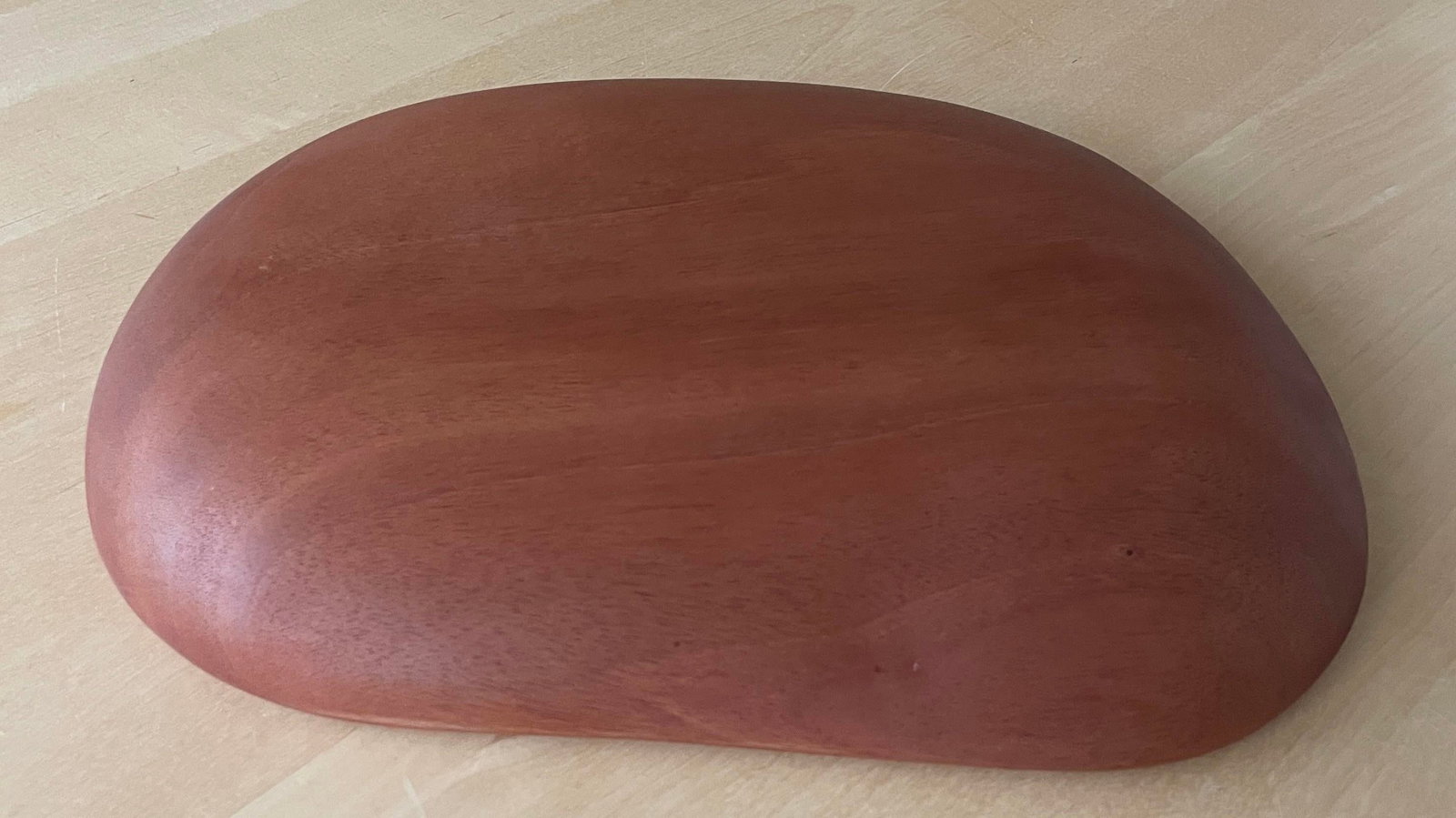 Solid Mahogany Organic Form Charcuterie Platter - 8