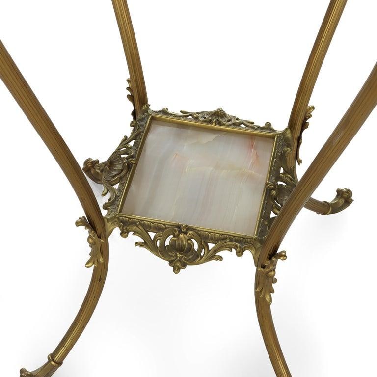 Rococo Gilt Bronze & Onyx Plant Stand C1910 - 7