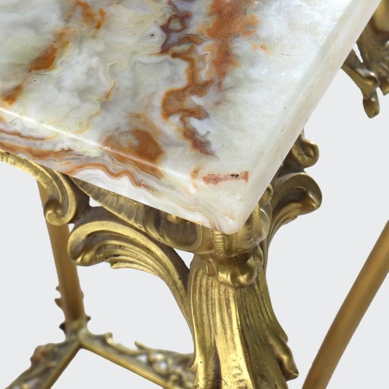 Rococo Gilt Bronze & Onyx Plant Stand C1910 - 9