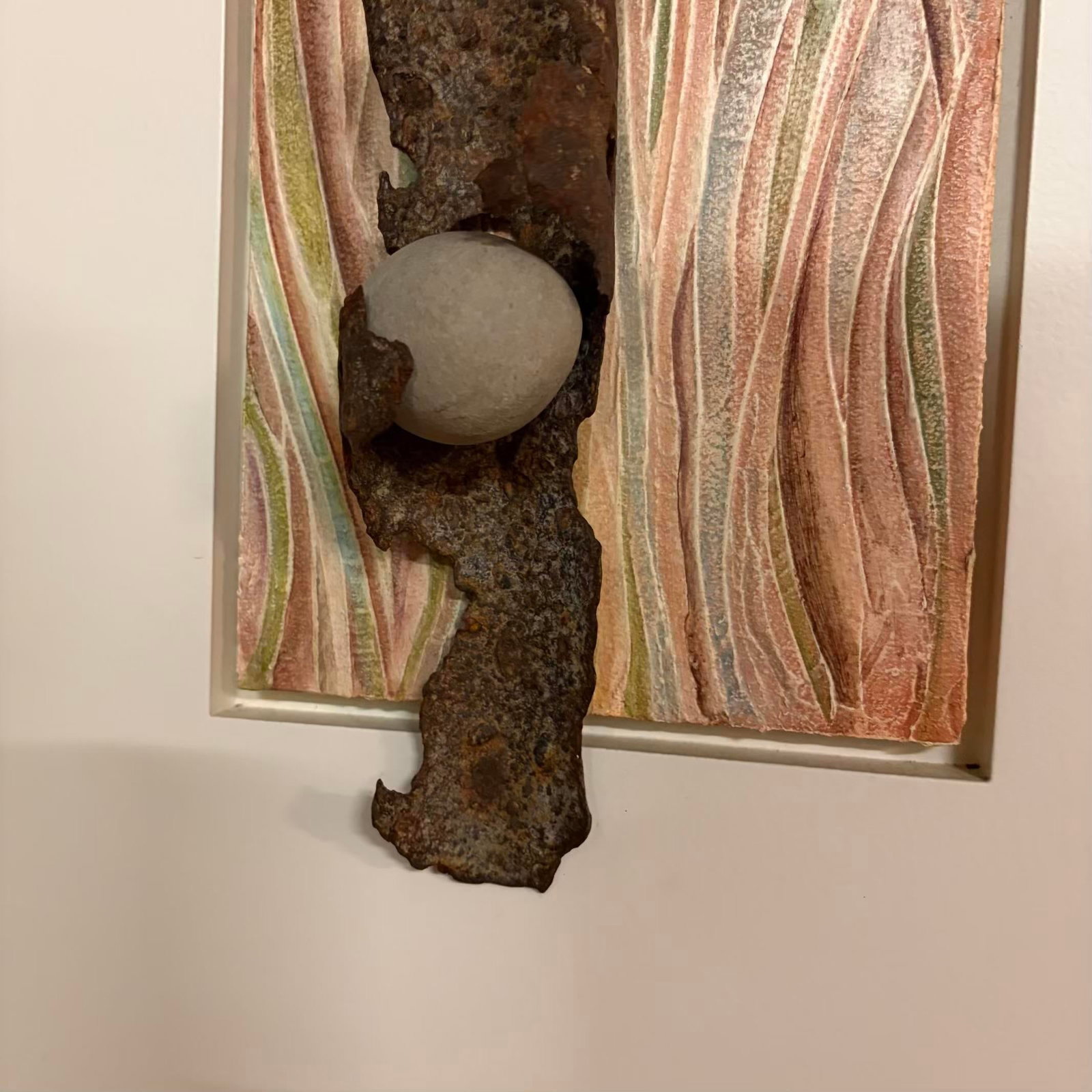 Patricia Hood "Salvage Song" Mixed Media Assemblage on Wood Panel - 6