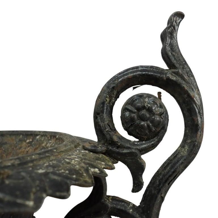 Classical Roman-Greco Cast Iron Garden Urn, Manner of Fiske, C1890 - 5