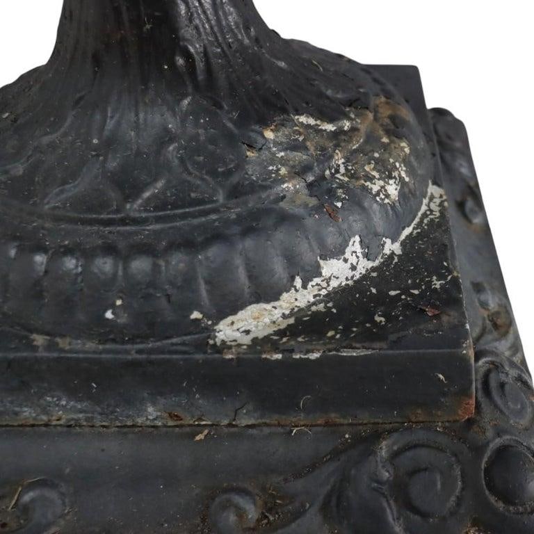 Classical Roman-Greco Cast Iron Garden Urn, Manner of Fiske, C1890 - 6