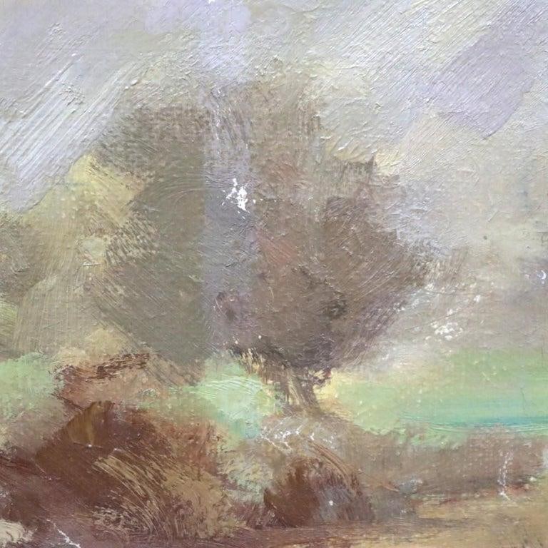Hudson River School Oil on Canvas Painting of a River Scene by A. Hirshing C1935 - 6
