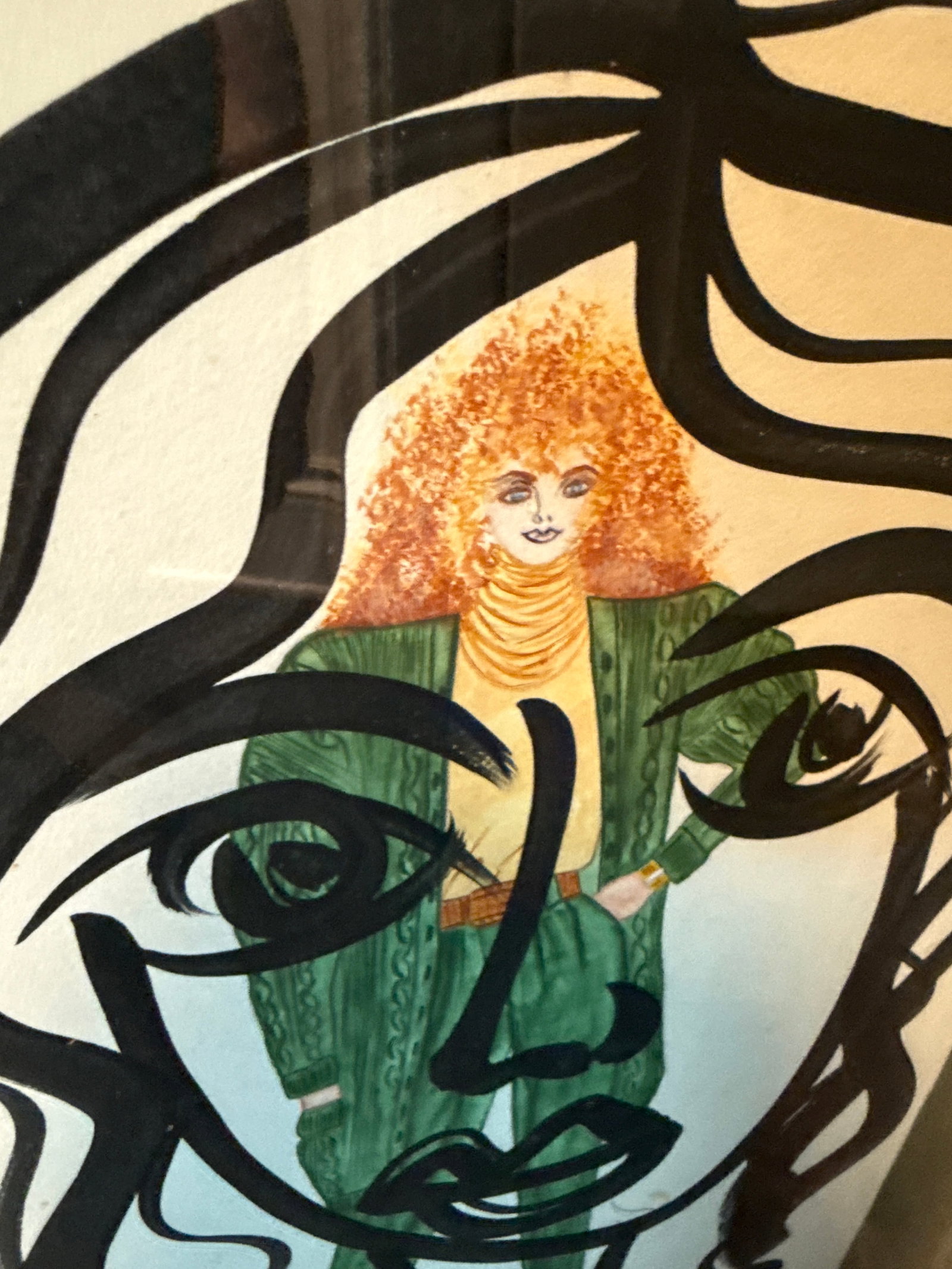 1970s Original Peter Robert Keil Fashion Painting - 2
