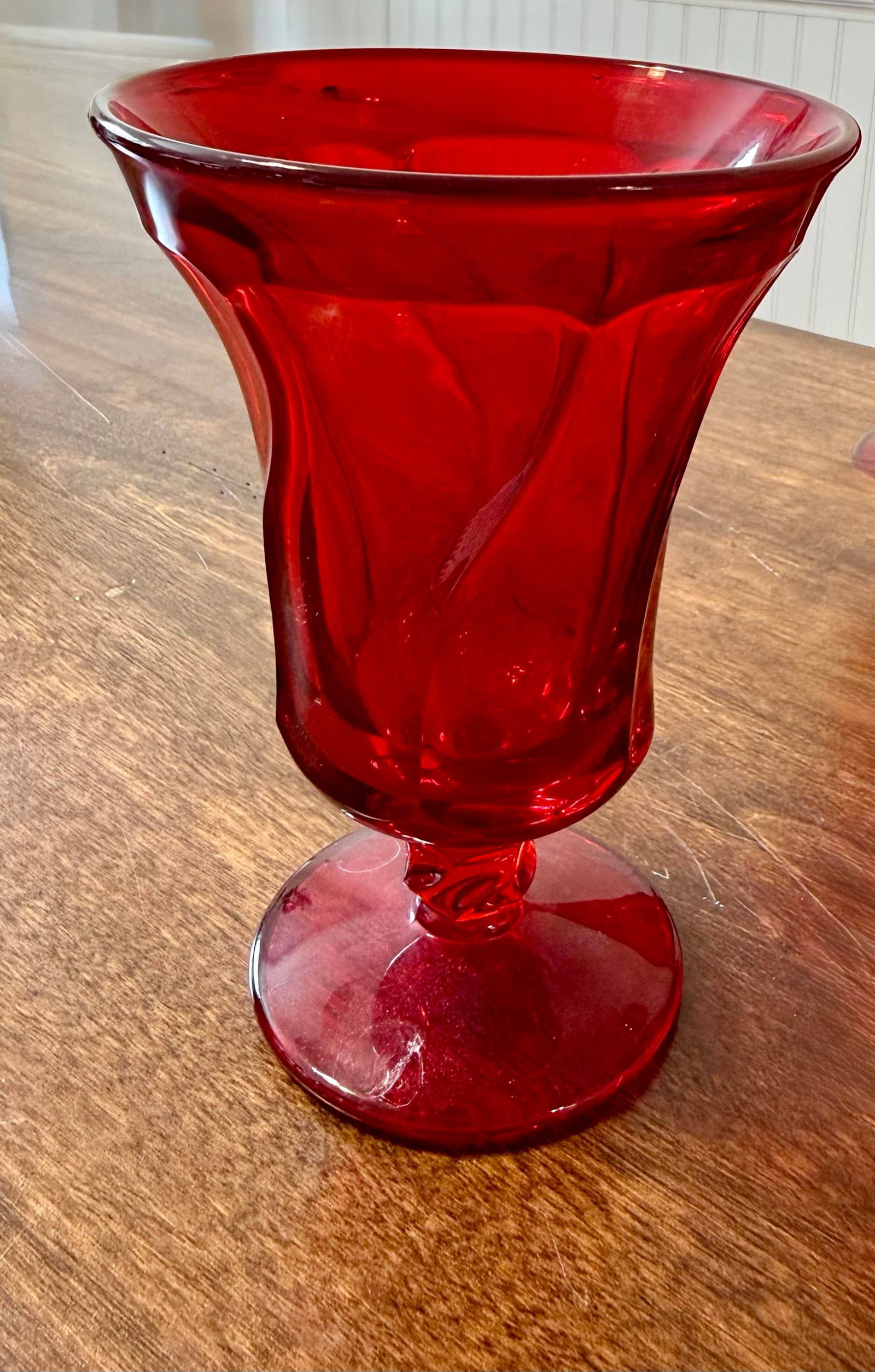 Mid 20th Century Fostoria Jamestown Ruby Red Ice Tea Glasses - Set of 6 - 9