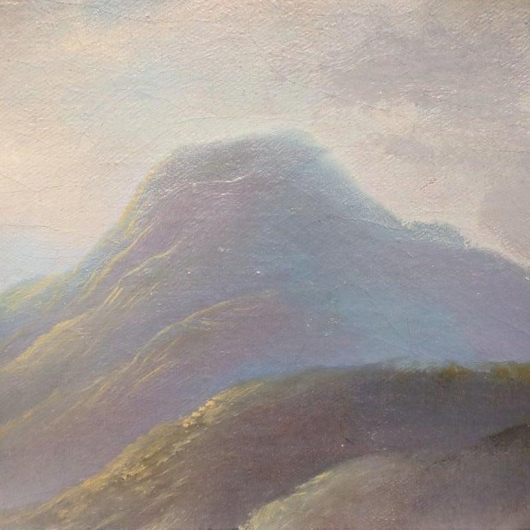 Hudson River School Oil on Canvas River Scene Painting C1890 - 4