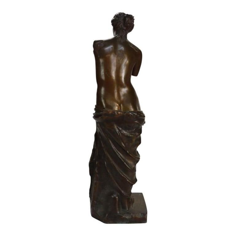 Large 39" Reduction Pierre-Louis Frédéric Sauvage Bronze "Venus De Milo" C1900 - 12