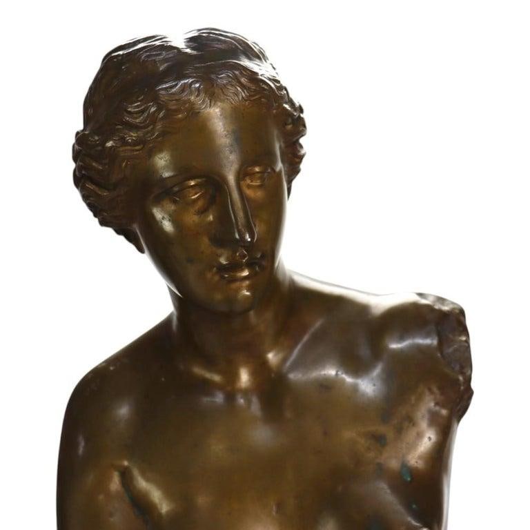 Large 39" Reduction Pierre-Louis Frédéric Sauvage Bronze "Venus De Milo" C1900 - 2