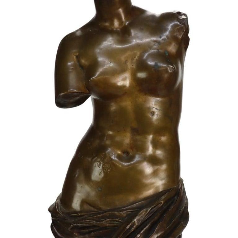 Large 39" Reduction Pierre-Louis Frédéric Sauvage Bronze "Venus De Milo" C1900 - 4