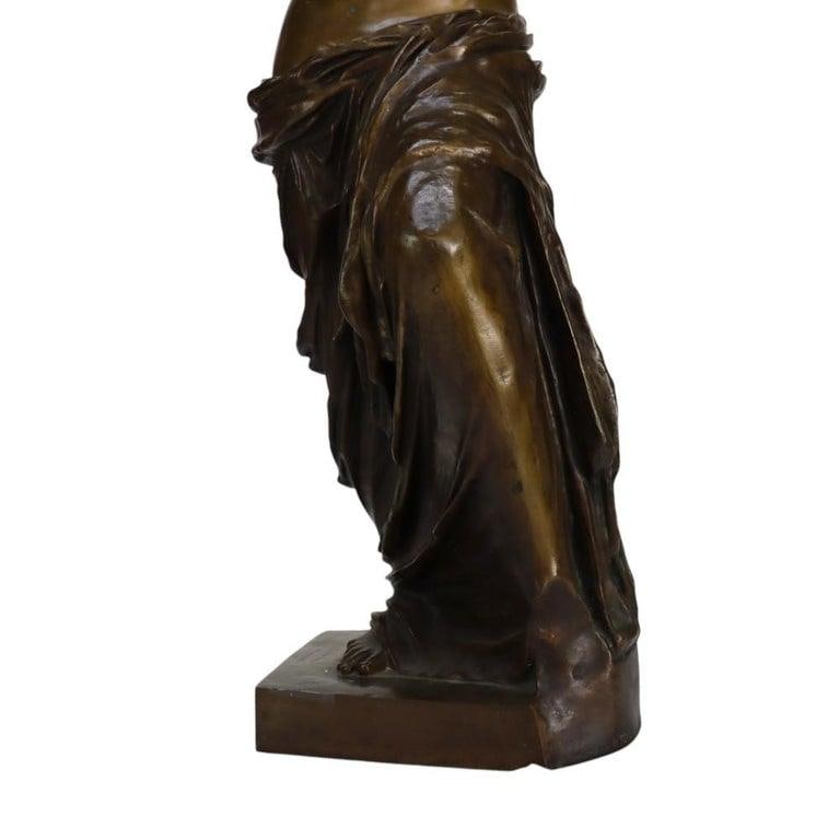 Large 39" Reduction Pierre-Louis Frédéric Sauvage Bronze "Venus De Milo" C1900 - 5