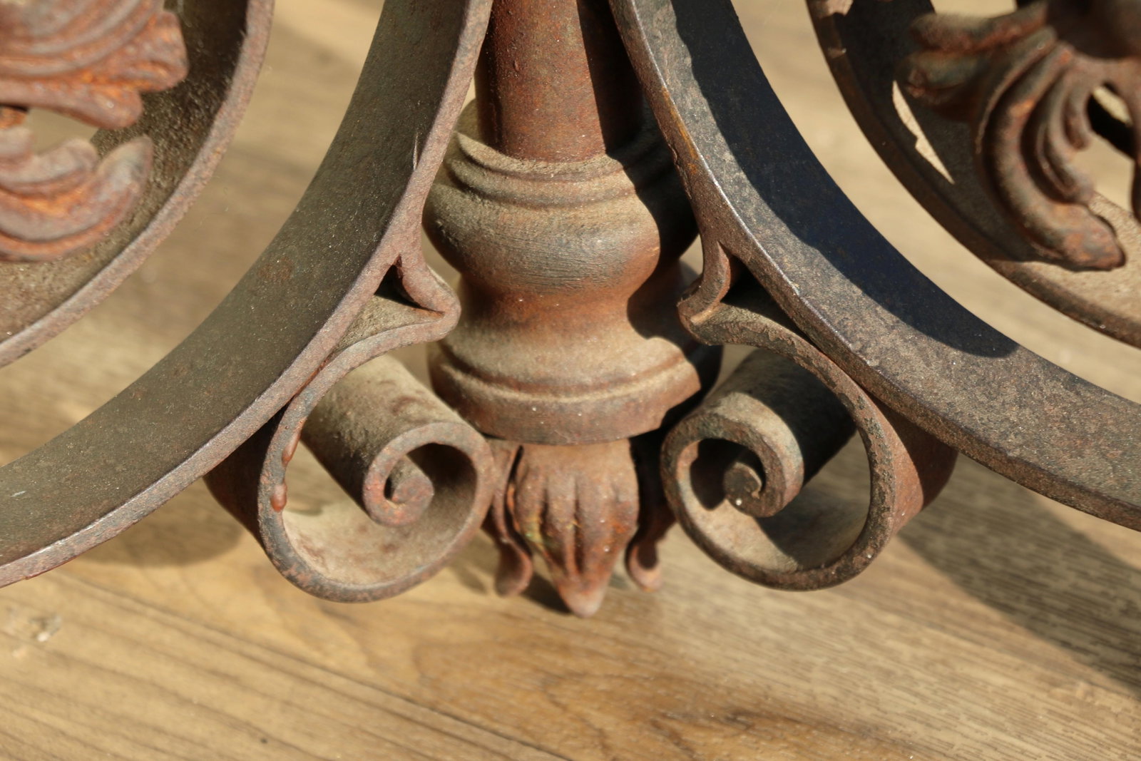 Antique Wrought Iron Floor Candelabra | Ornate Gothic Revival Candleholder | Early 20th Century - 17