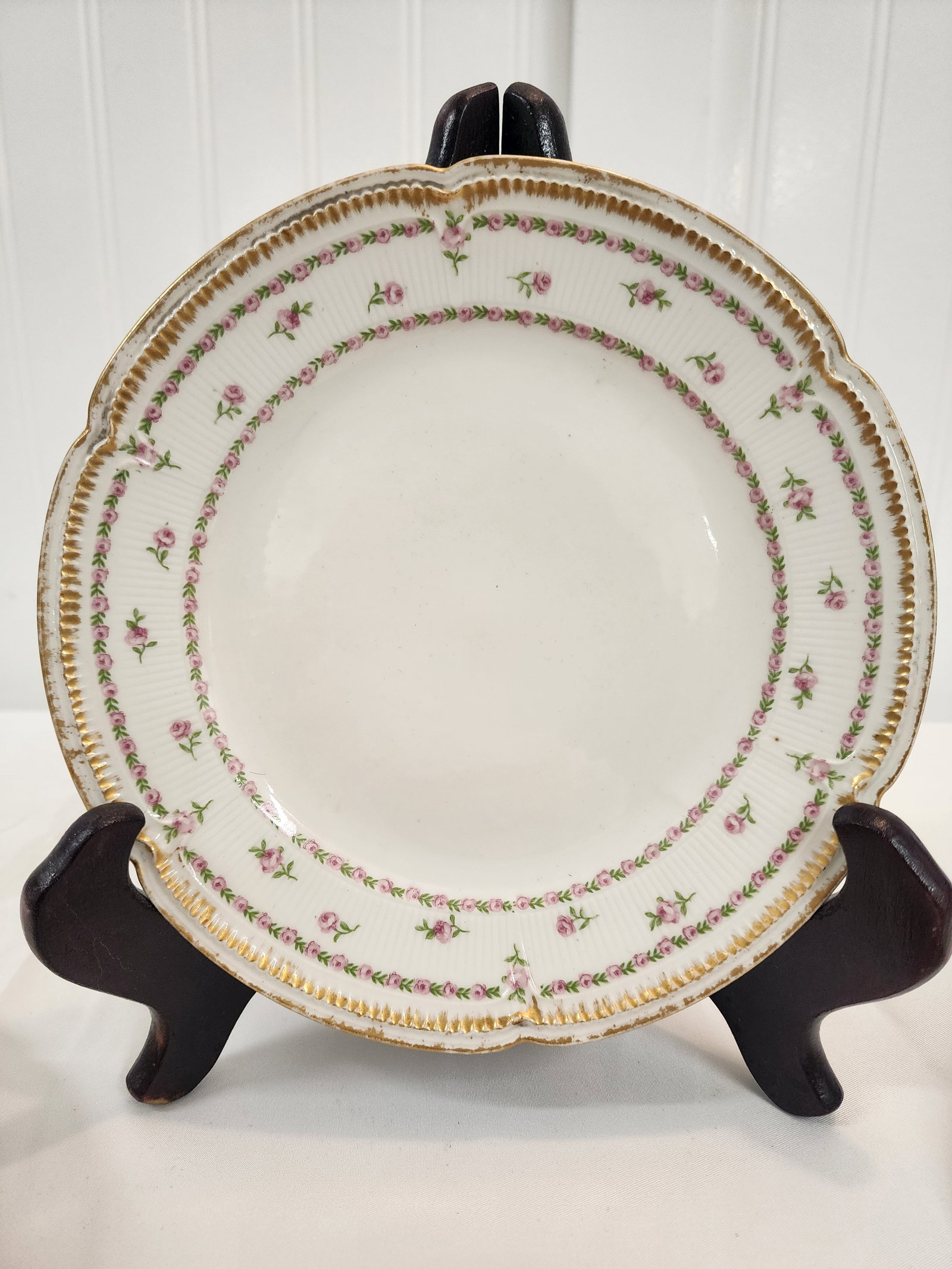 1930s Set of 6 Gda Limoges Dessert Plates From France - 3