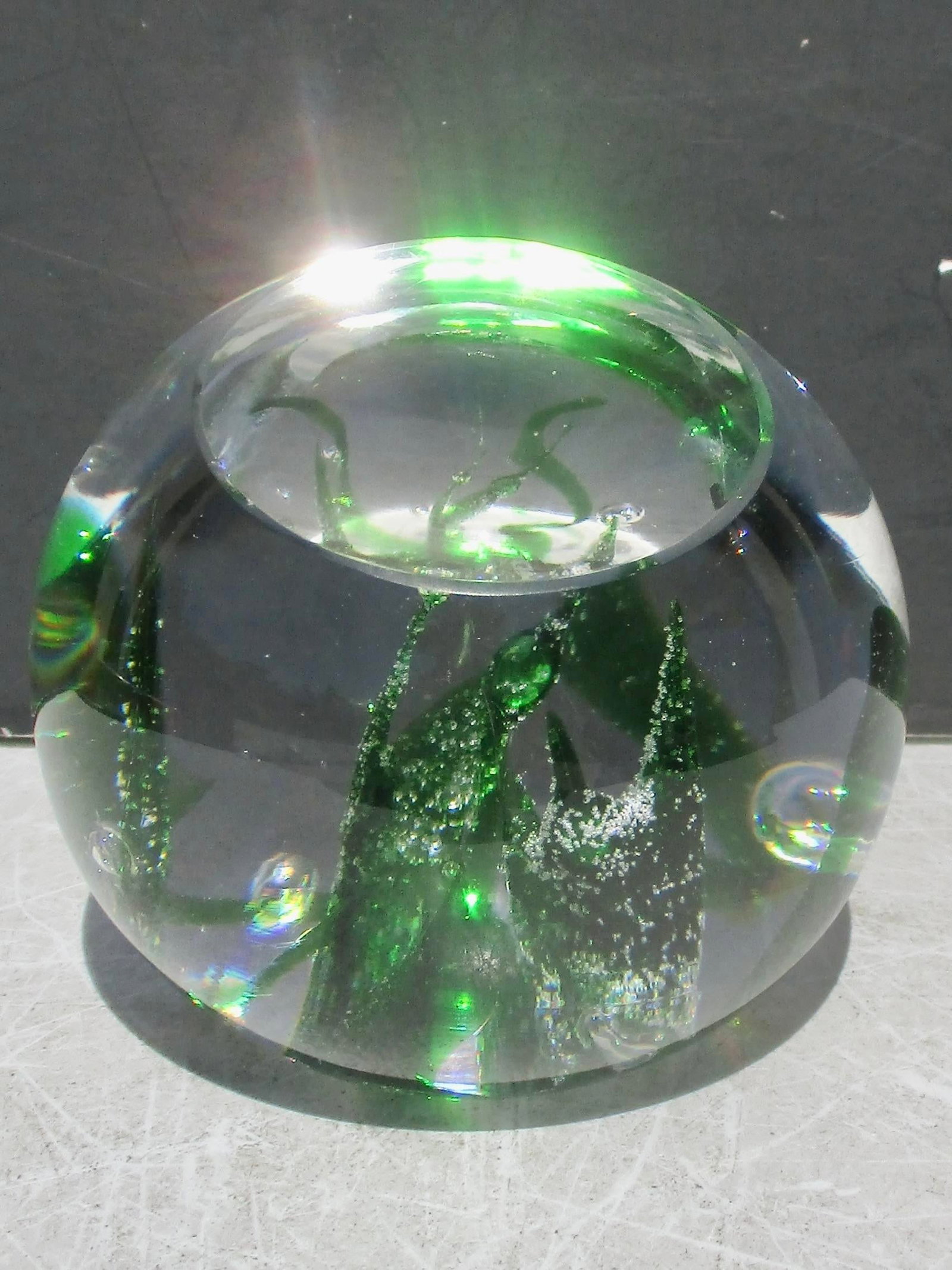 Vintage Vicke Lindstrand Kosta Boda Swedish Crystal MCM - 3