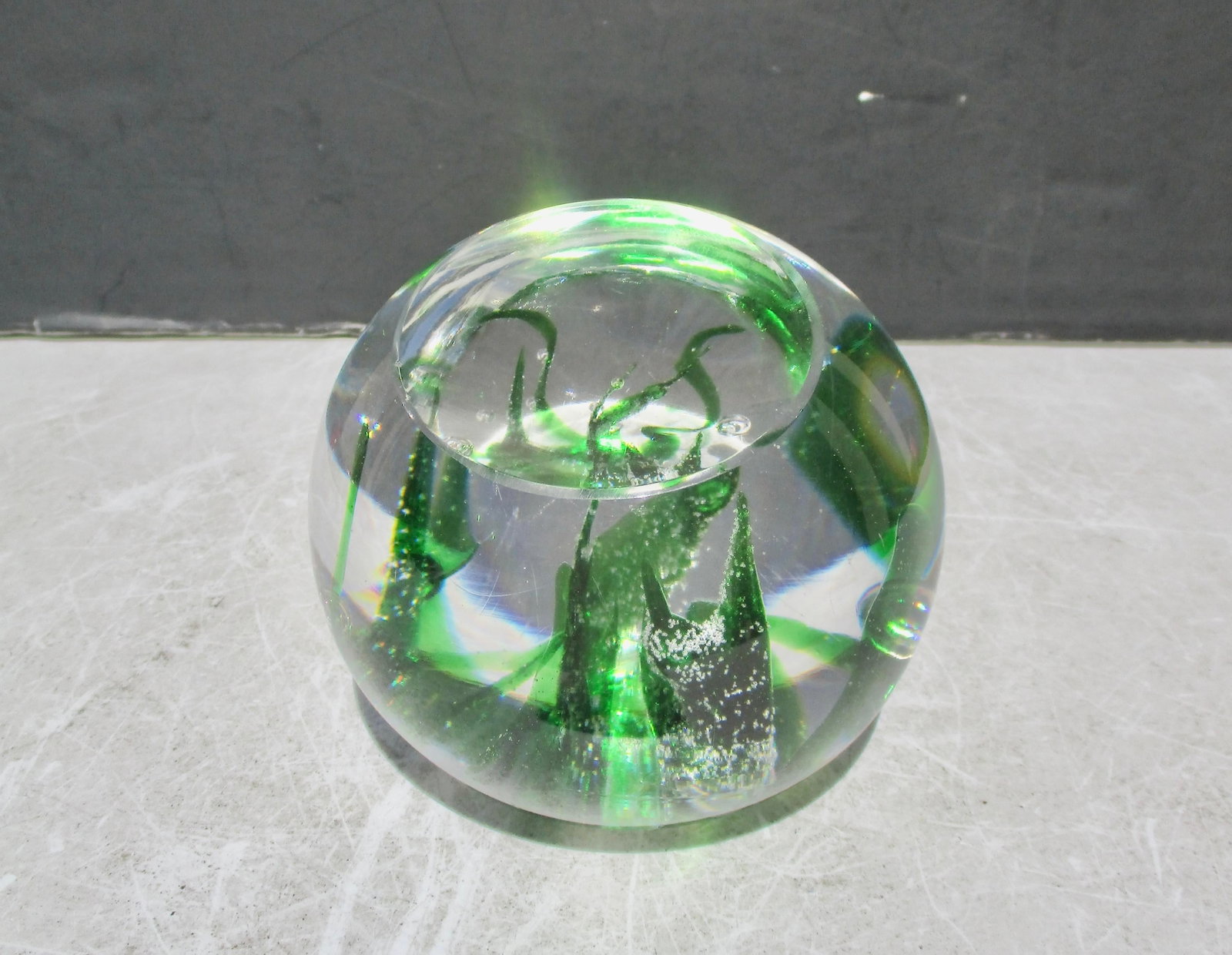 Vintage Vicke Lindstrand Kosta Boda Swedish Crystal MCM - 5