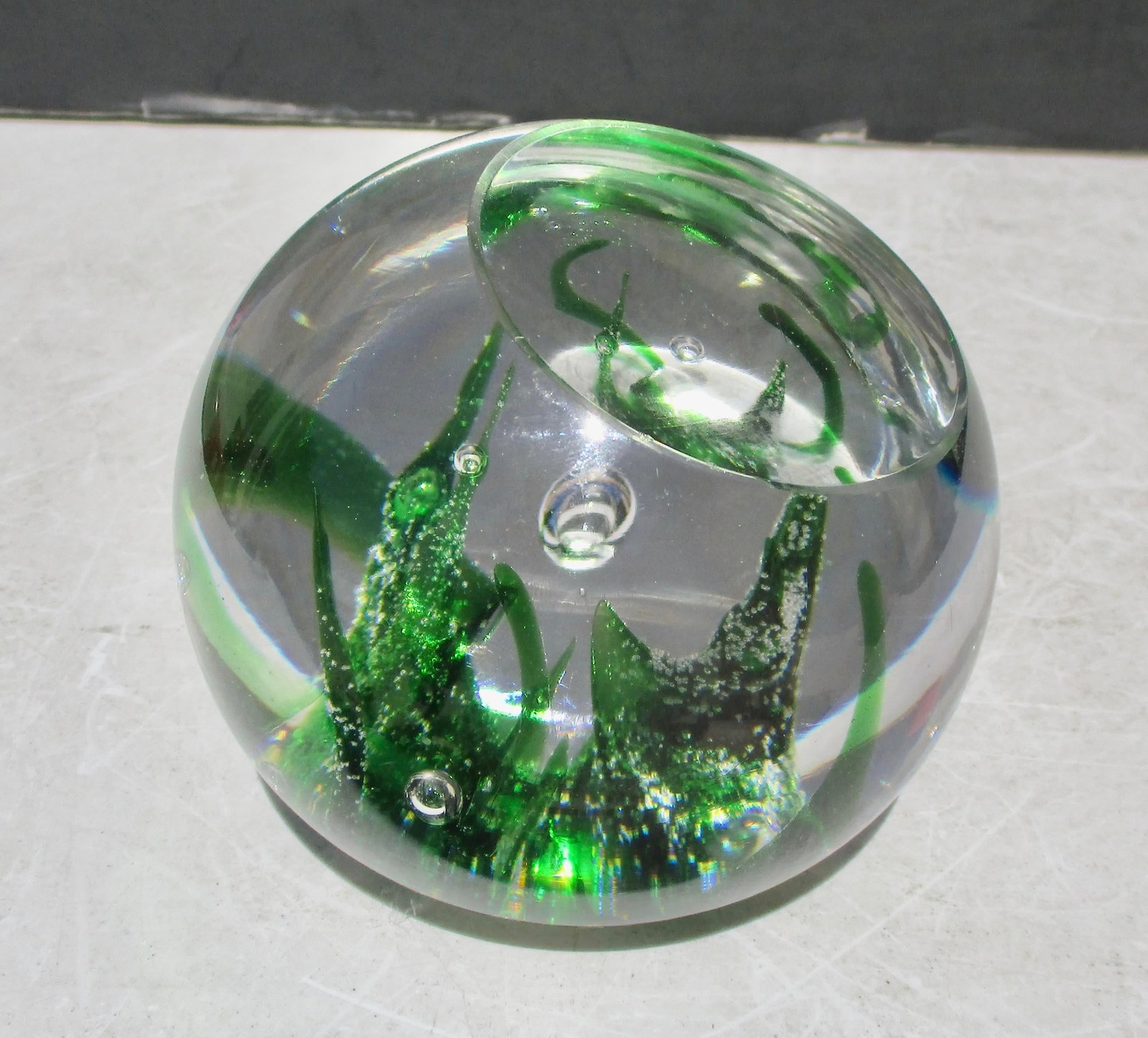 Vintage Vicke Lindstrand Kosta Boda Swedish Crystal MCM - 6