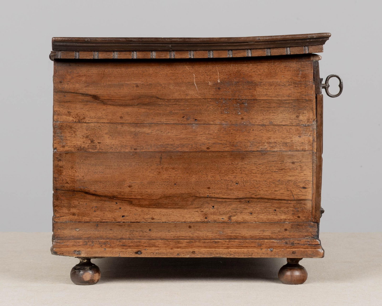 19th Century Spanish Walnut Wedding Coffer or Marriage Chest - 7