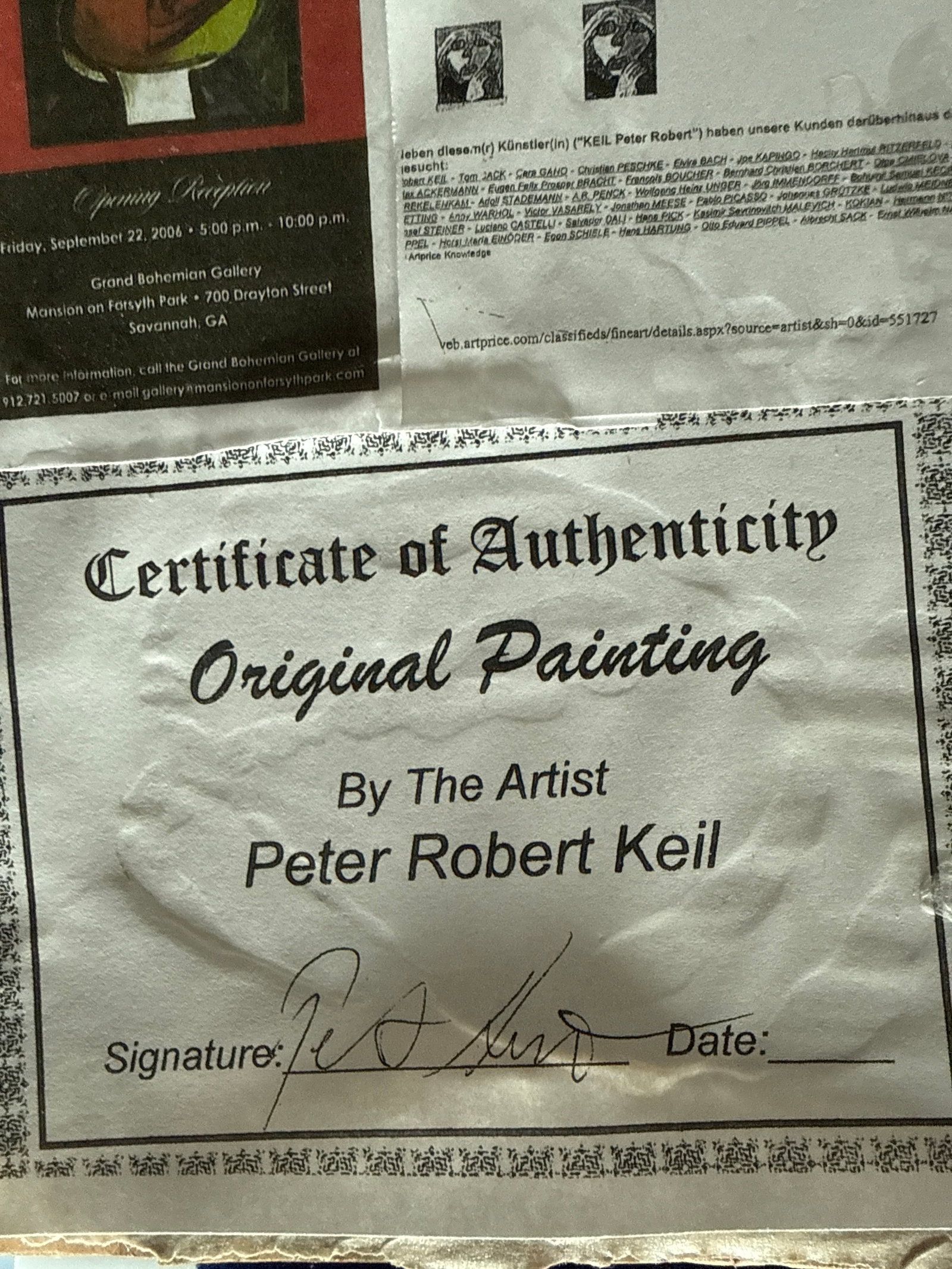 1970s Peter Keil Original Abstract Cubist Portraiture Painting - 6