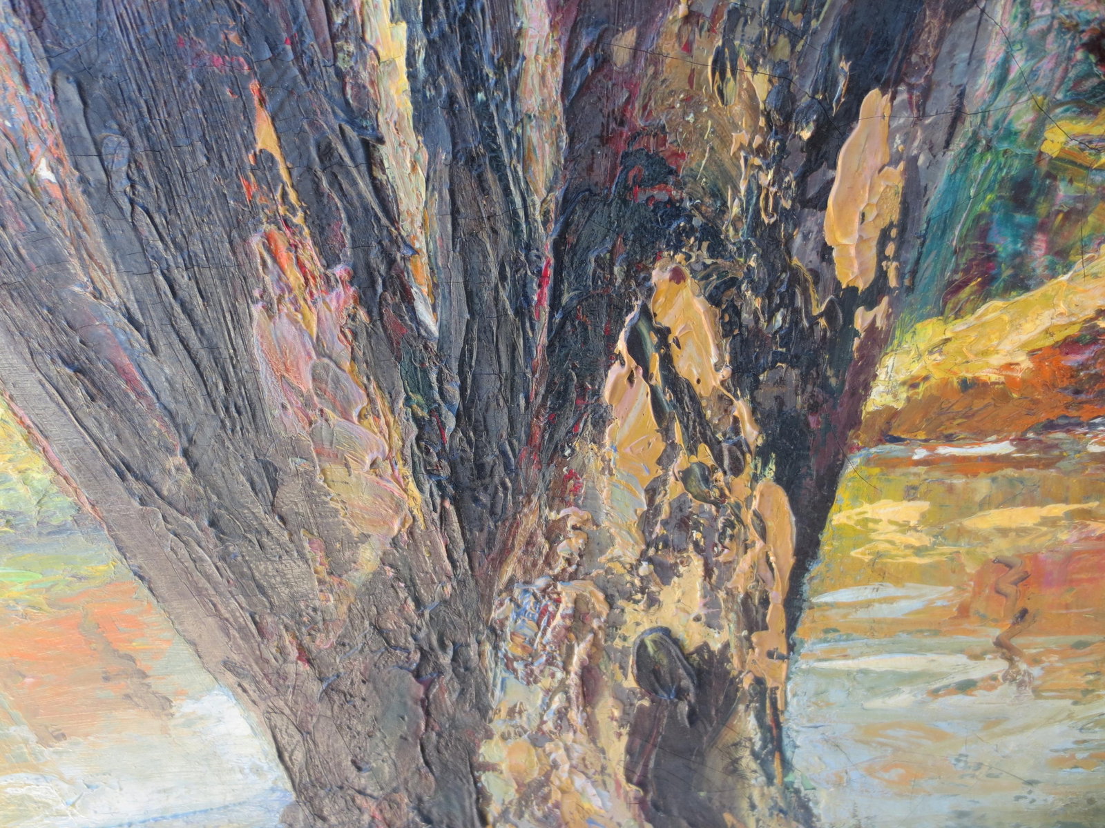 1971 Grace Jorgensen Landscape "Forest at Sunset" - 9
