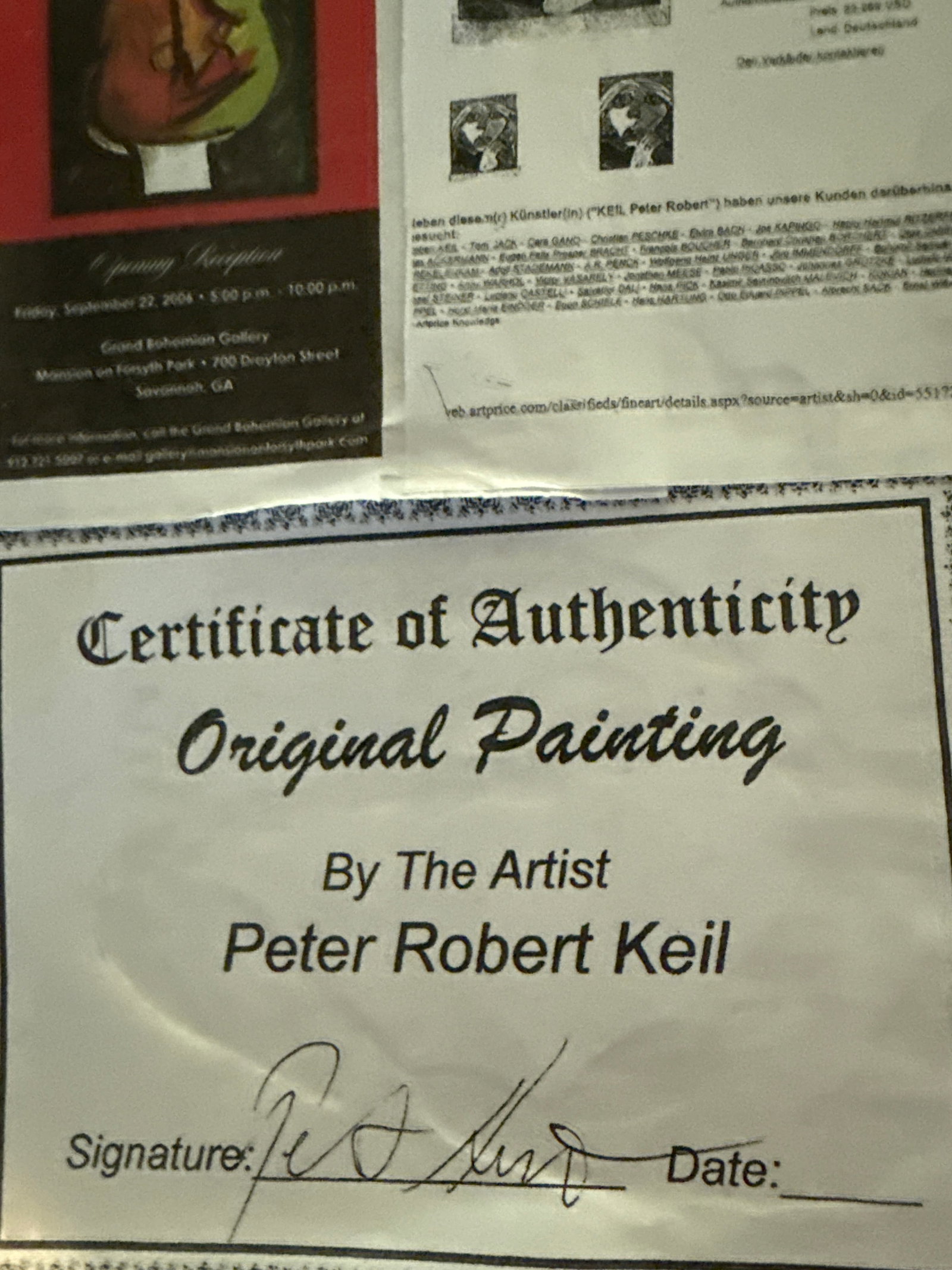 1970s Peter Keil Original Cubist Portrait Painting - 6