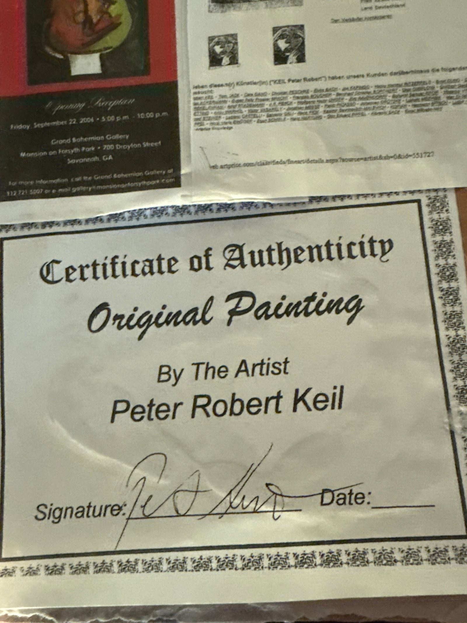 1970s Peter Keil Abstract Cubist Blue Portrait Painting - 6