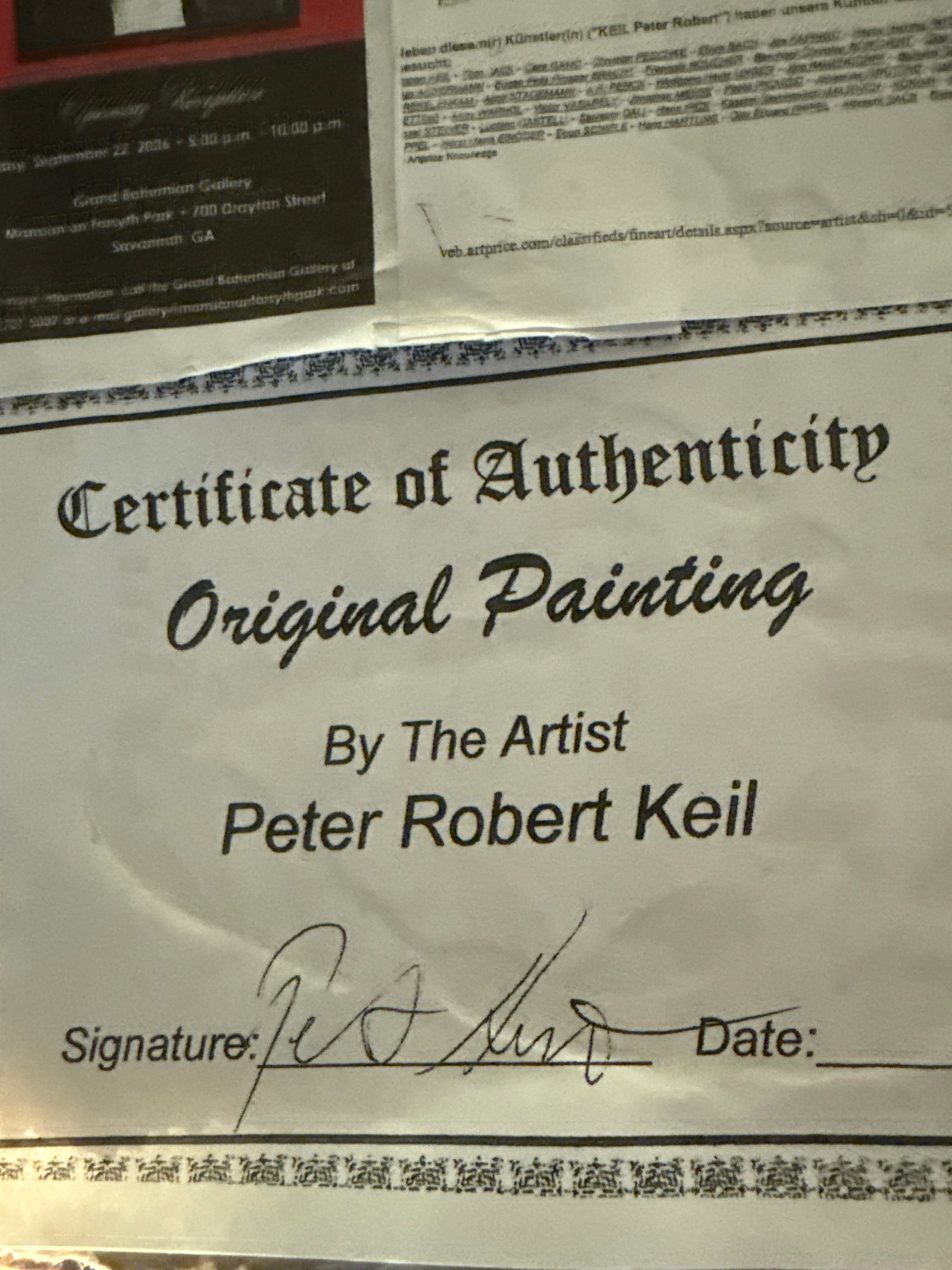 1970s Original Pair of Peter Keil Cubist Colorful Paintings - 6