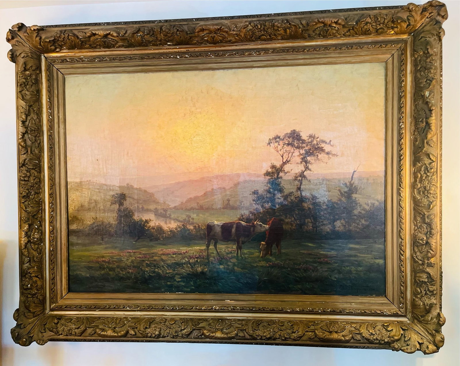Felix Planquette XL Oil on Canvas 1906 - 10
