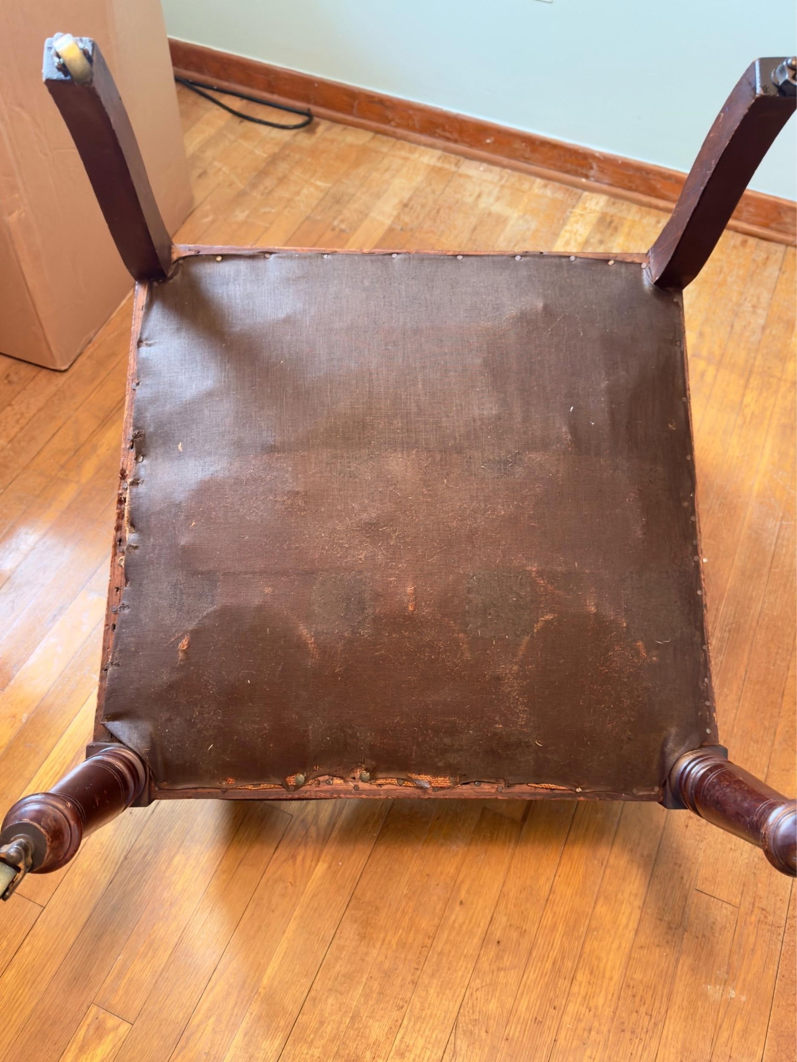 Antique Eastlake Style Victorian Needlepoint Armchair - 4