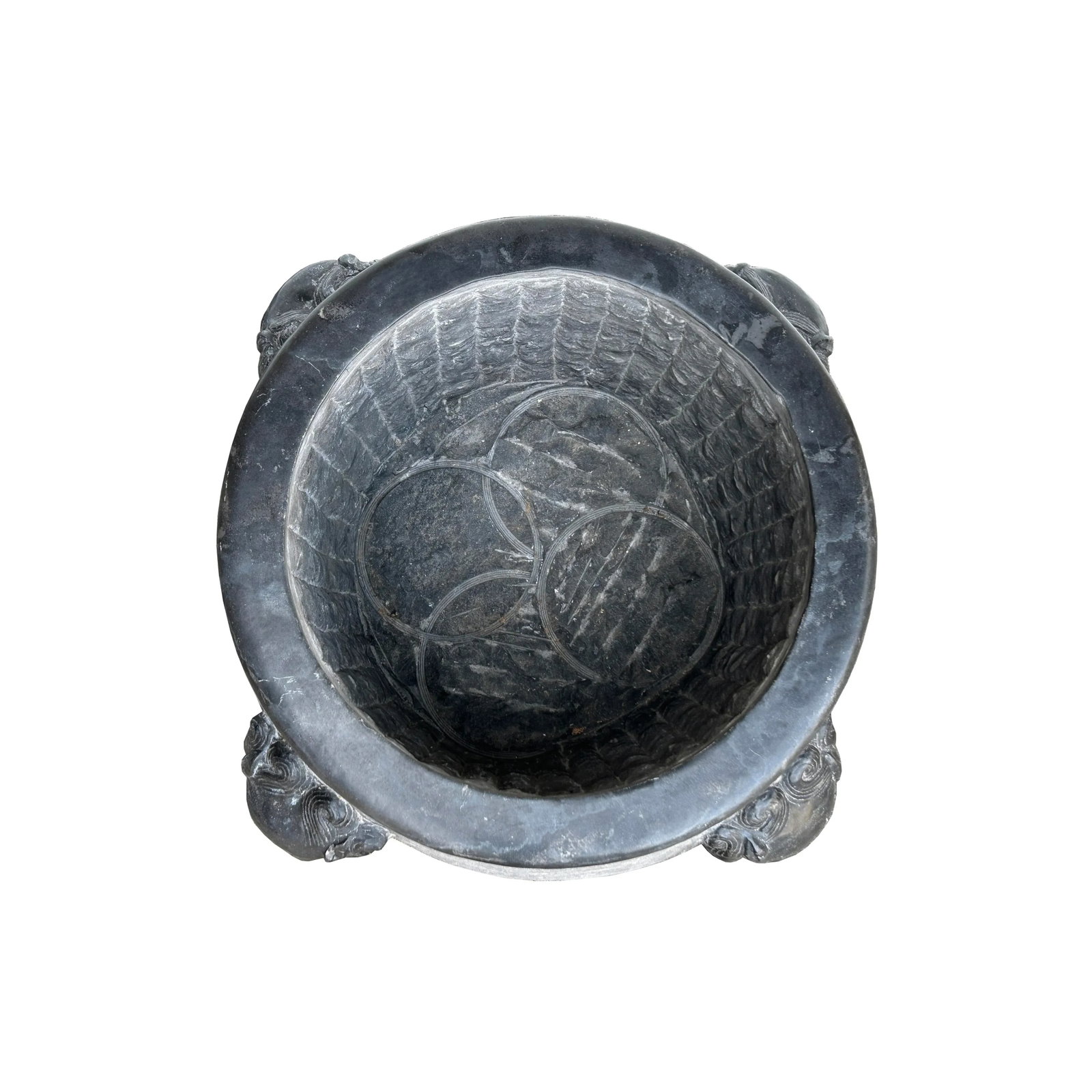 Chinese Gray Stone Planter - 8