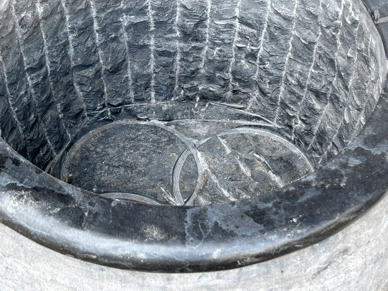 Chinese Gray Stone Planter - 9