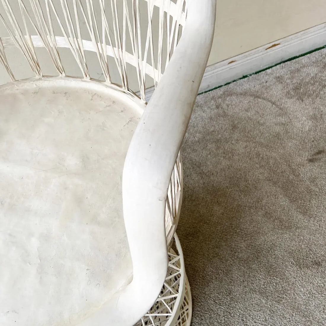 Mid Century Modern Russell Woodard Spun Fiberglass Swivel Stool - 7