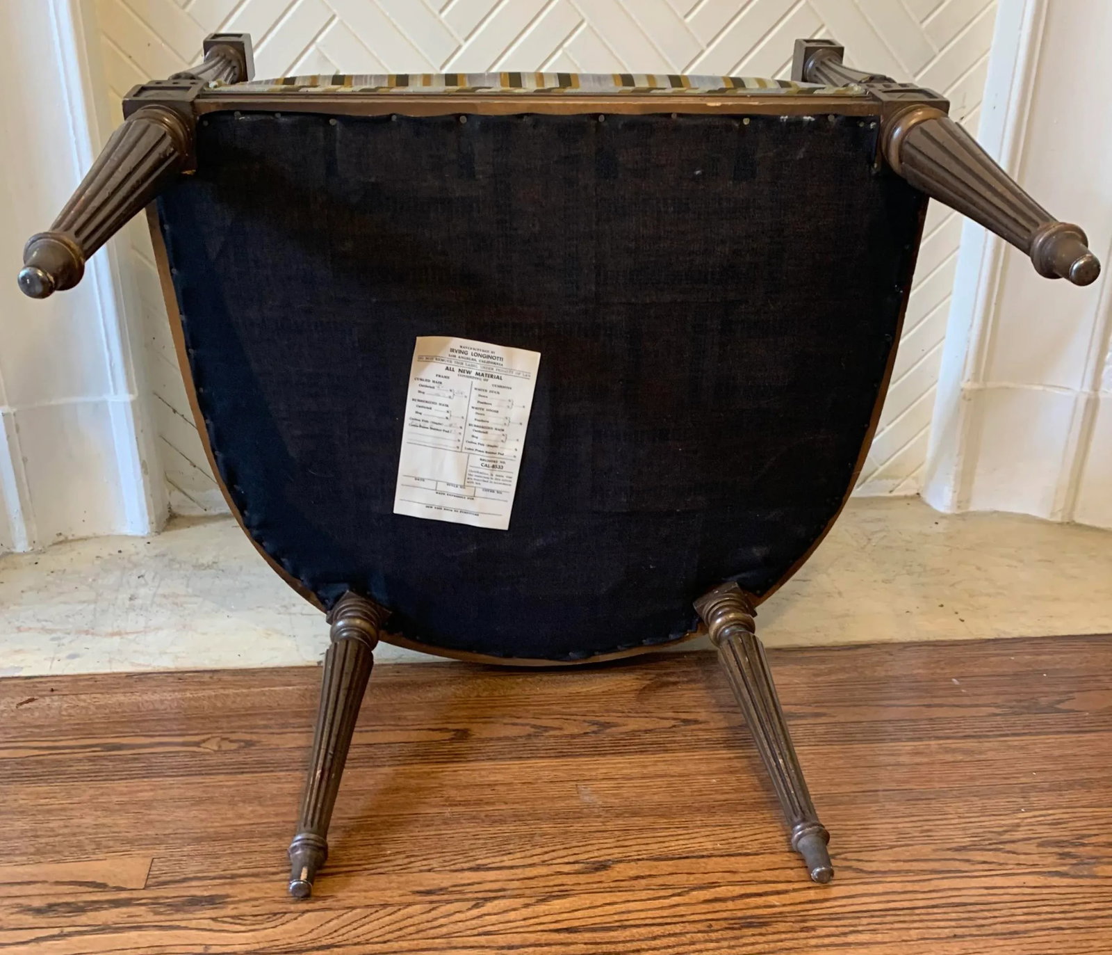 Vintage Cane Back Tub Chair - 10