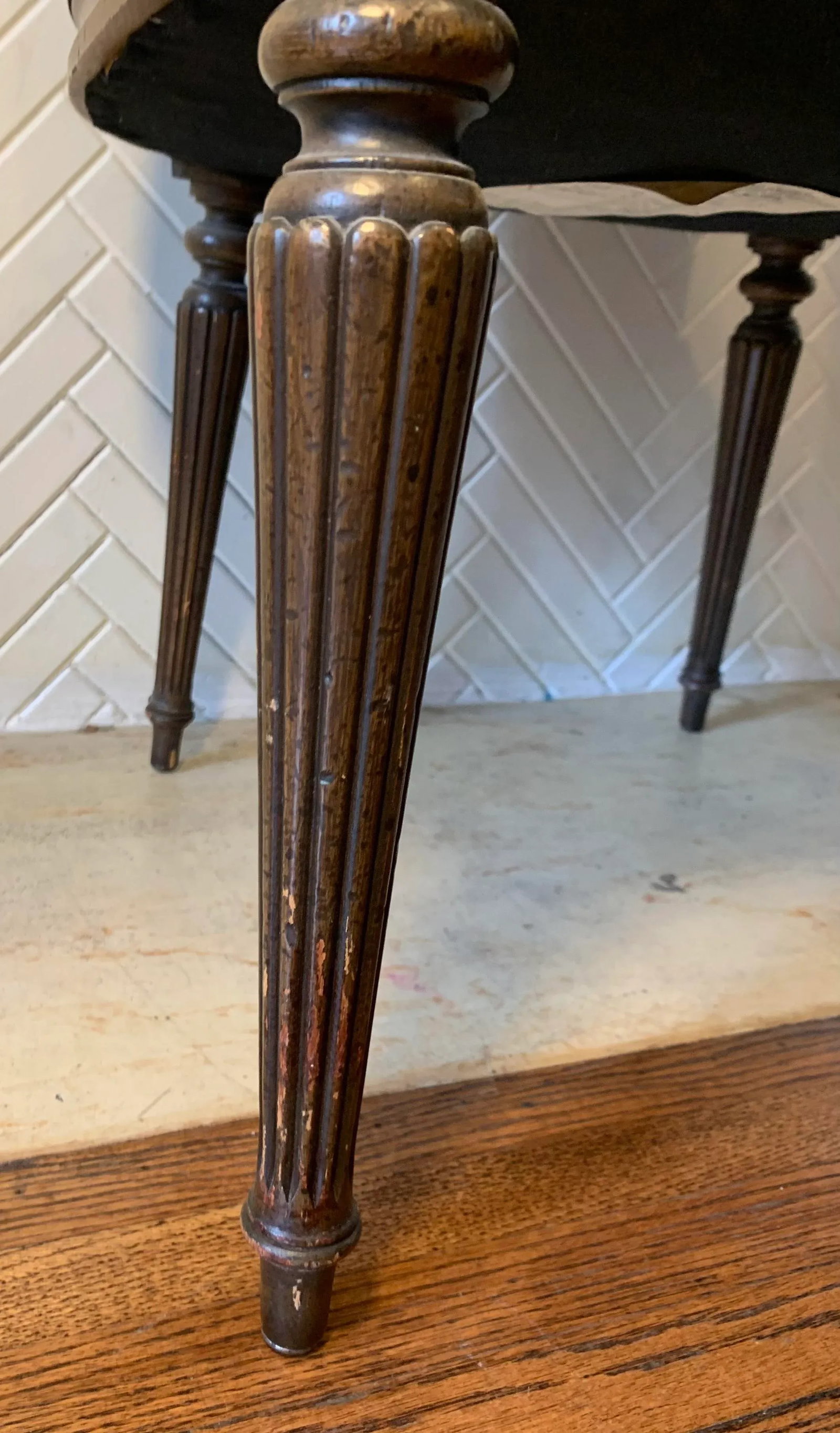 Vintage Cane Back Tub Chair - 7