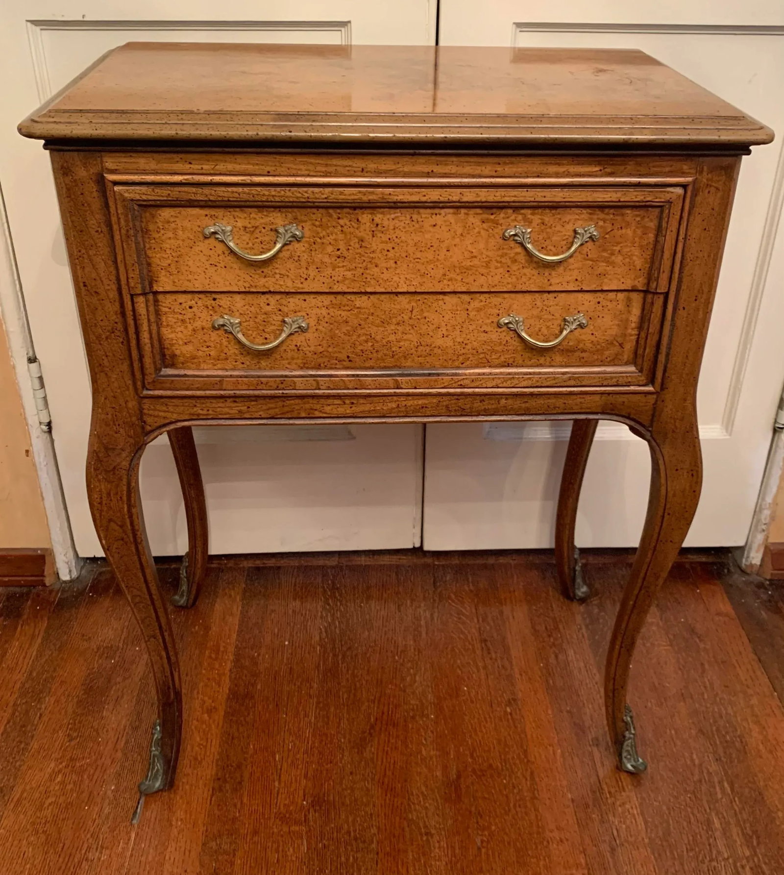1970's Vintage Fruitwood Side Table - 10