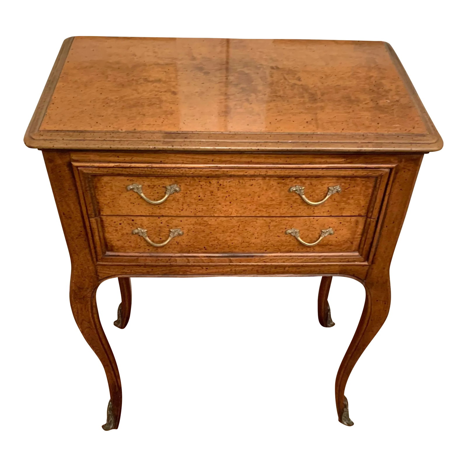 1970's Vintage Fruitwood Side Table (1 of 11)