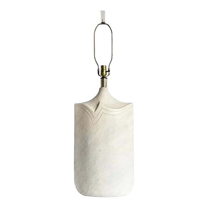 Postmodern Oversized Ceramic and Lucite Table Lamp by Casual Lamps (1 of 8)