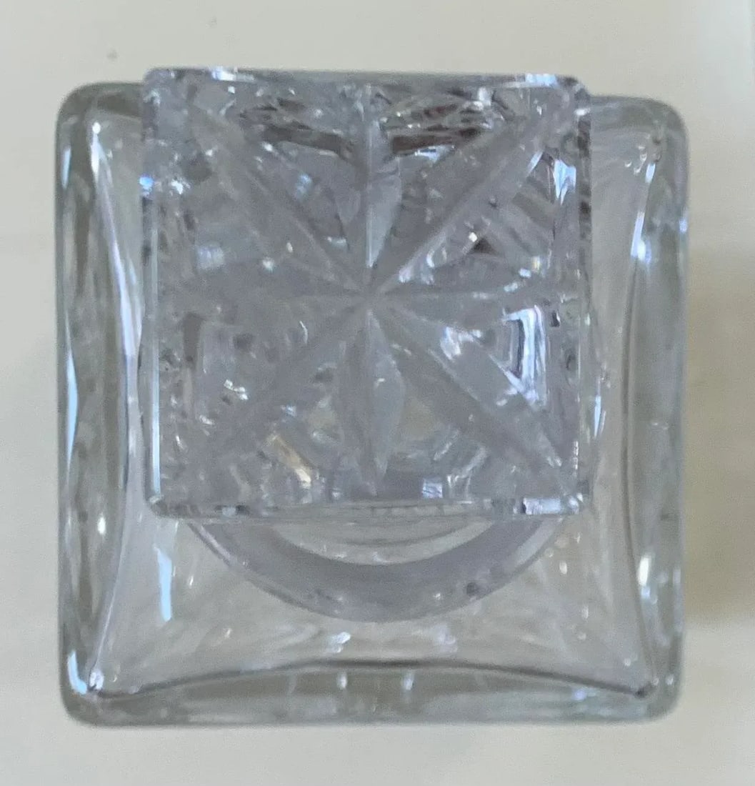 Mid 20th Century Vintage Cut Glass Decanter - 5