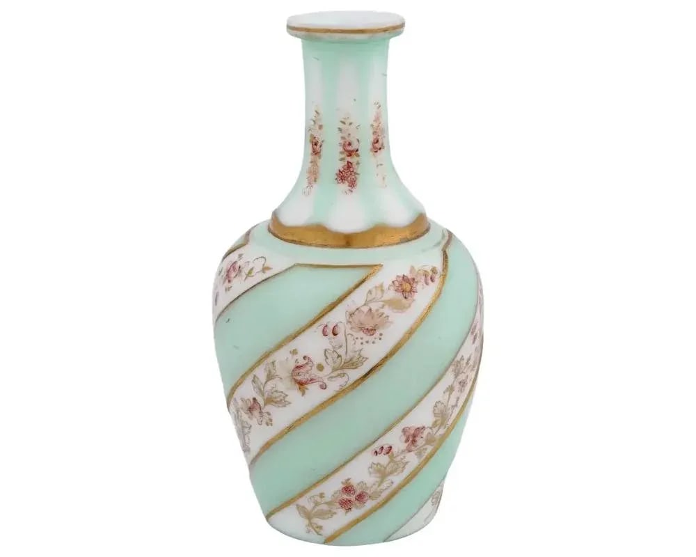 Antique Late 19th Century Bohemian Glass Gilt Cut Overlay Decanter - 7