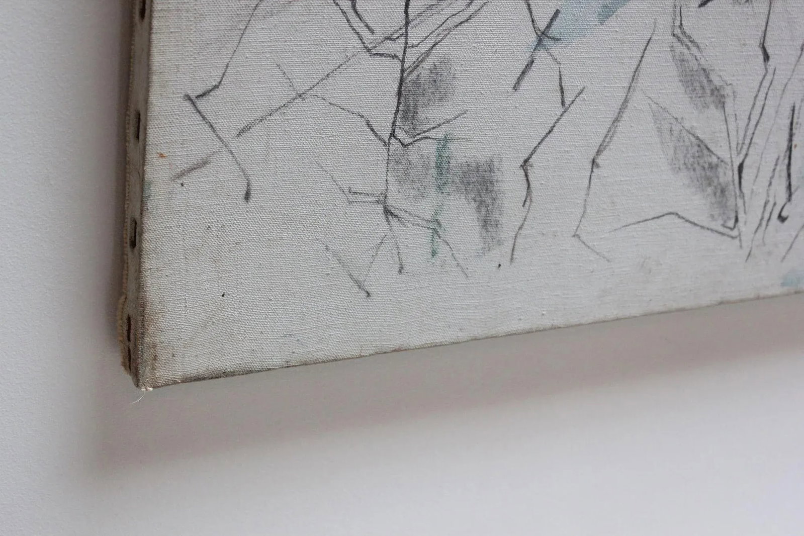 Ek Sigal "Craig" Mixed Media Portrait on Canvas - 12