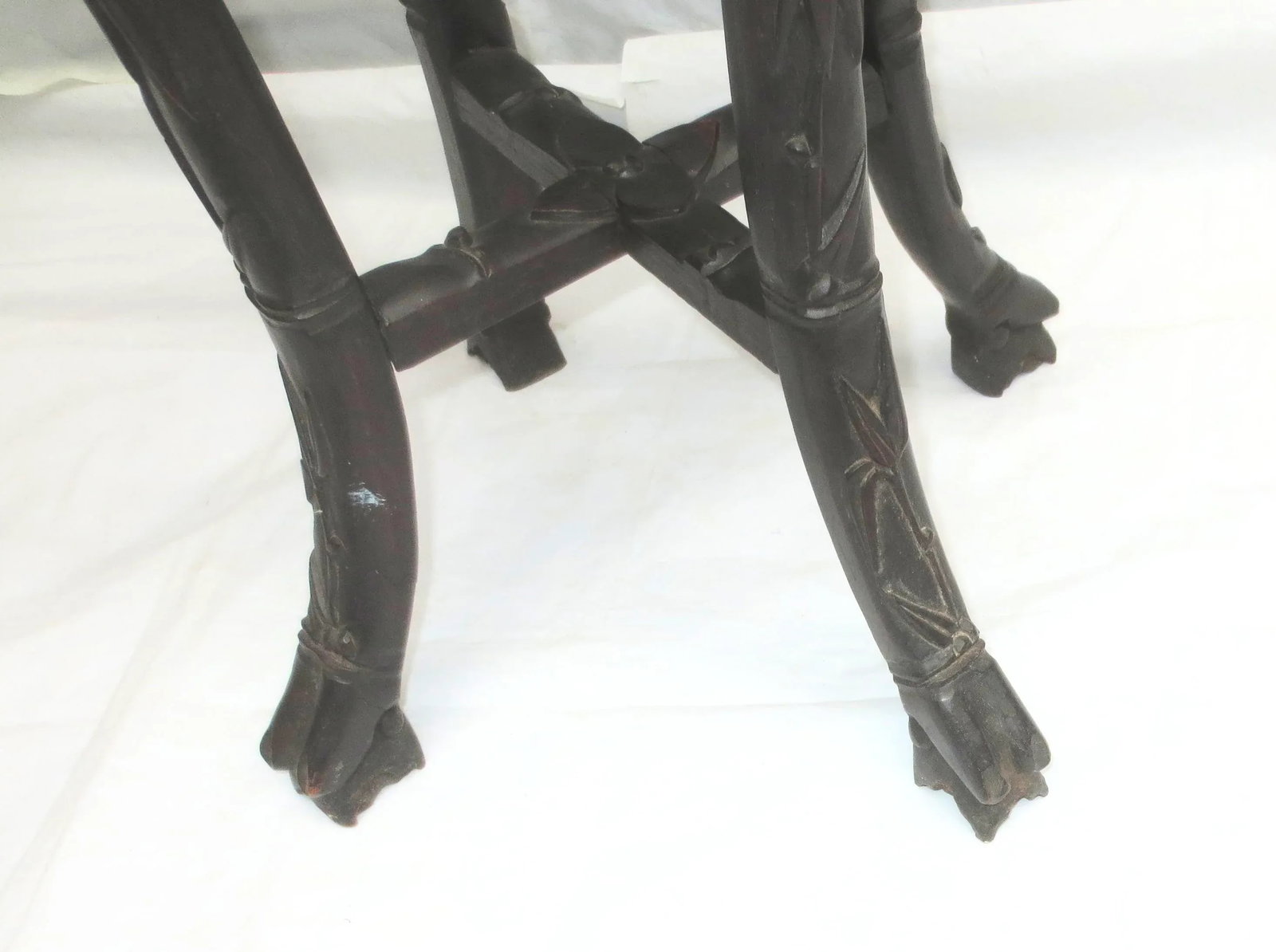 Antique Chinese Vase/Pedestal Table Circa 1920s - 6