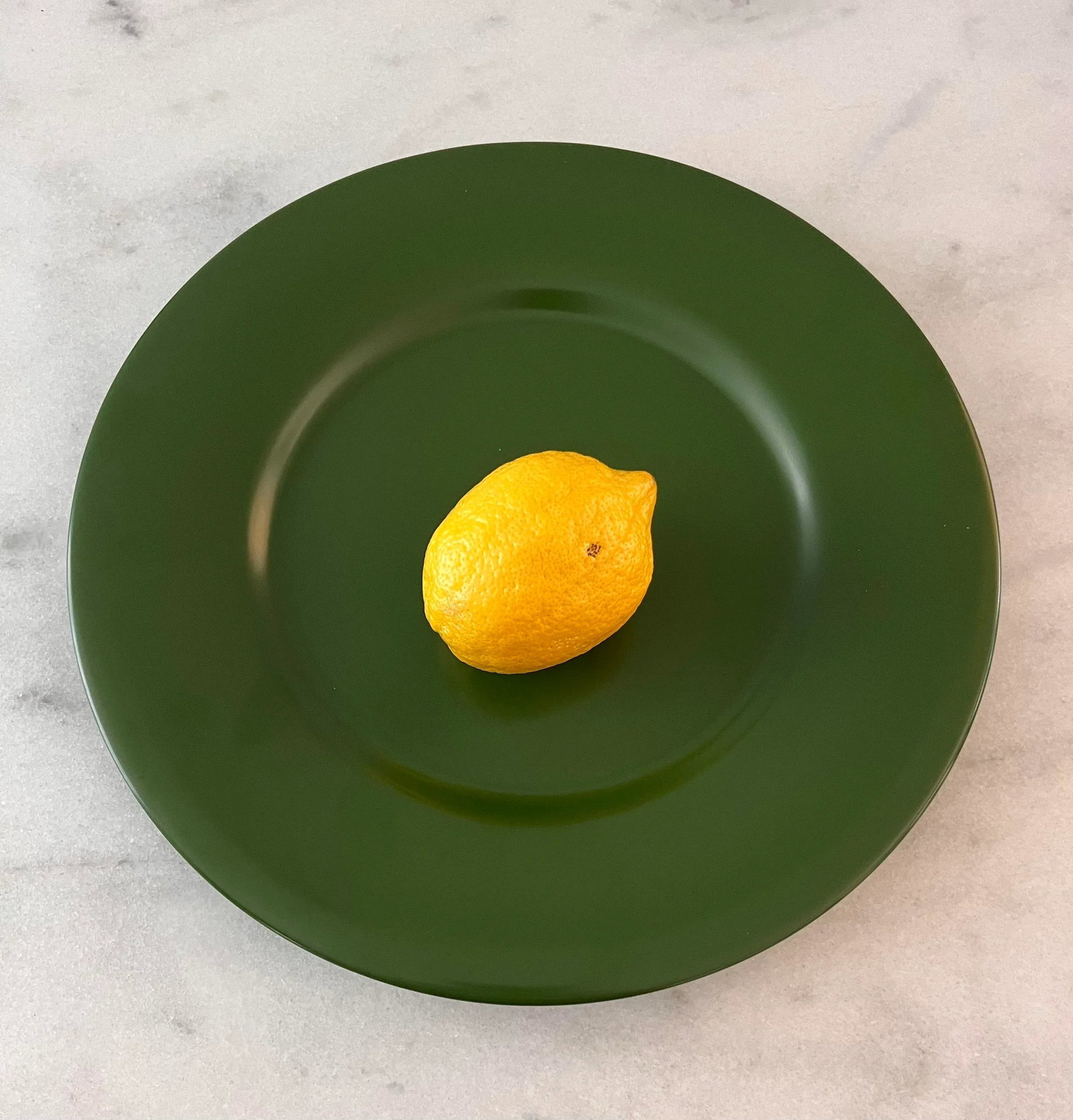 Set of 5 Gien France Green Charger Plates - 4