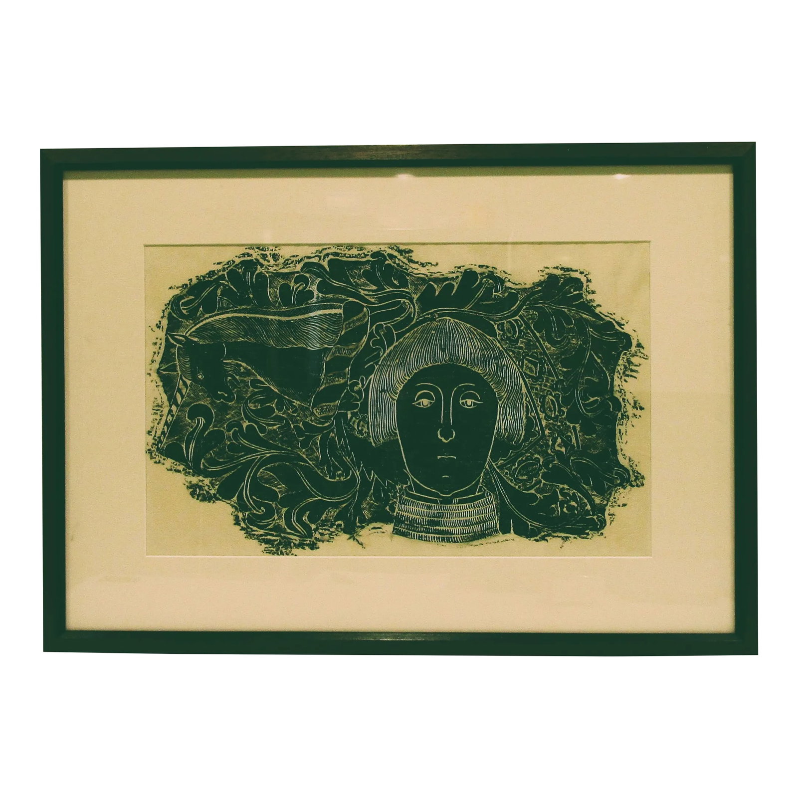 Framed 1967 Ashford St Mary the Virgin Church Brass Rubbing County Kent England: Framed 1967 Ashford St Mary the Virgin Church Brass Rubbing County Kent England This brass rubbing was performed while it was still allowed in the 1960s. Overall measures 27" wide, 19 1/4" tall and 1