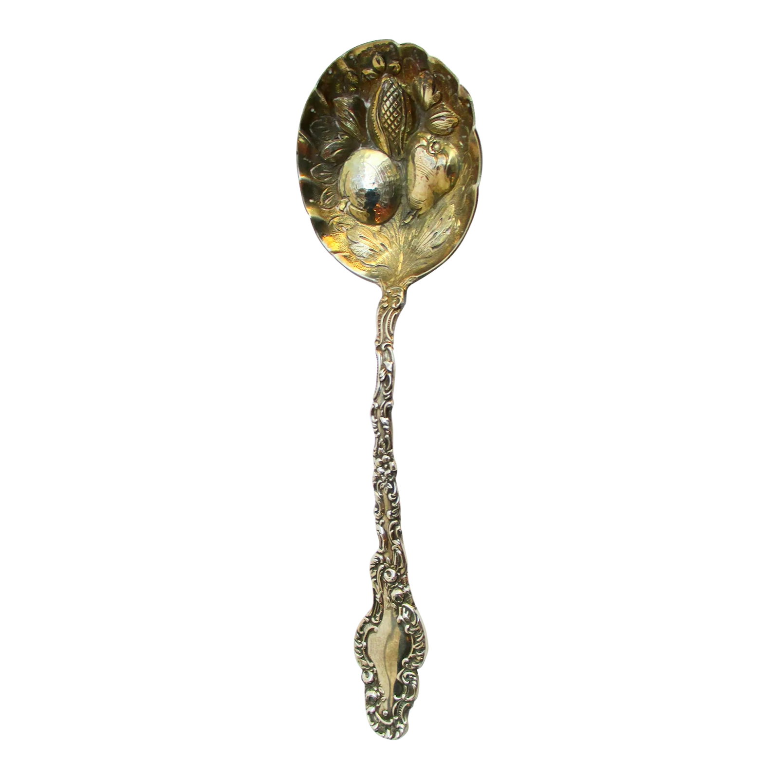 Sterling Silver Berry Spoon Circa 1900 by Spencer (1 of 7)