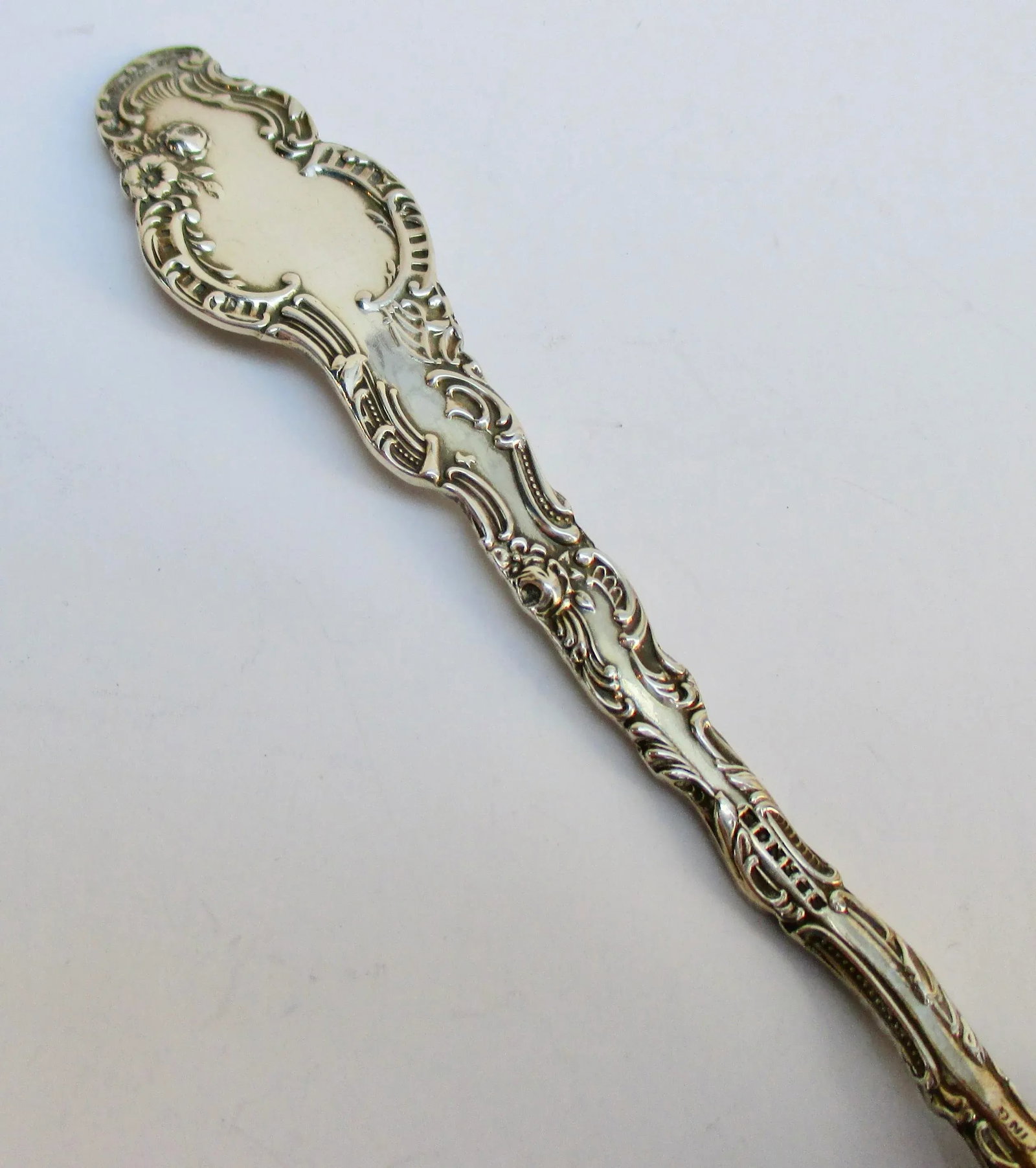Sterling Silver Berry Spoon Circa 1900 by Spencer - 3