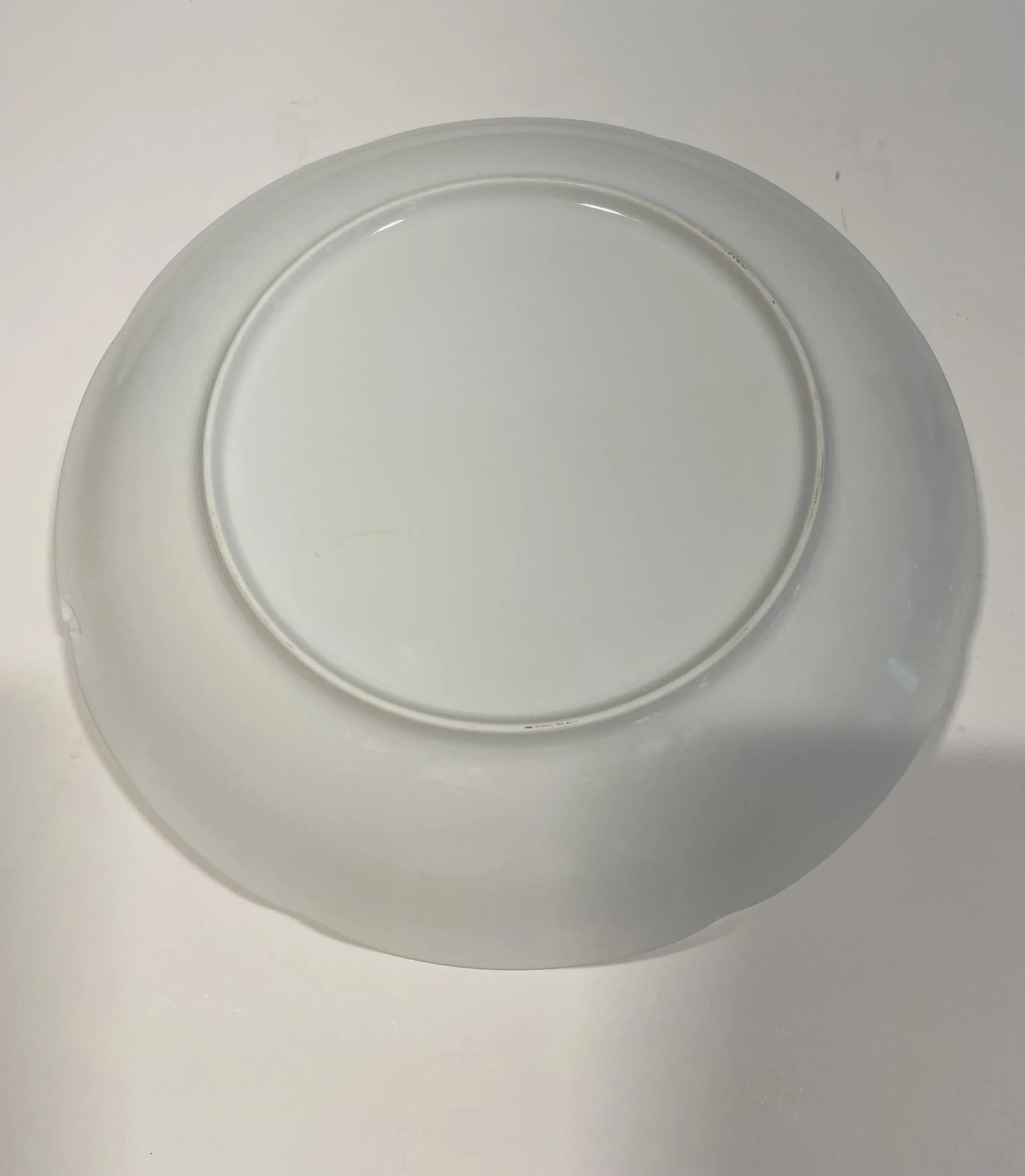 Late 20th Century White Porcelain Art Deco Dinner or Dessert Plates - Set of 4 - 7