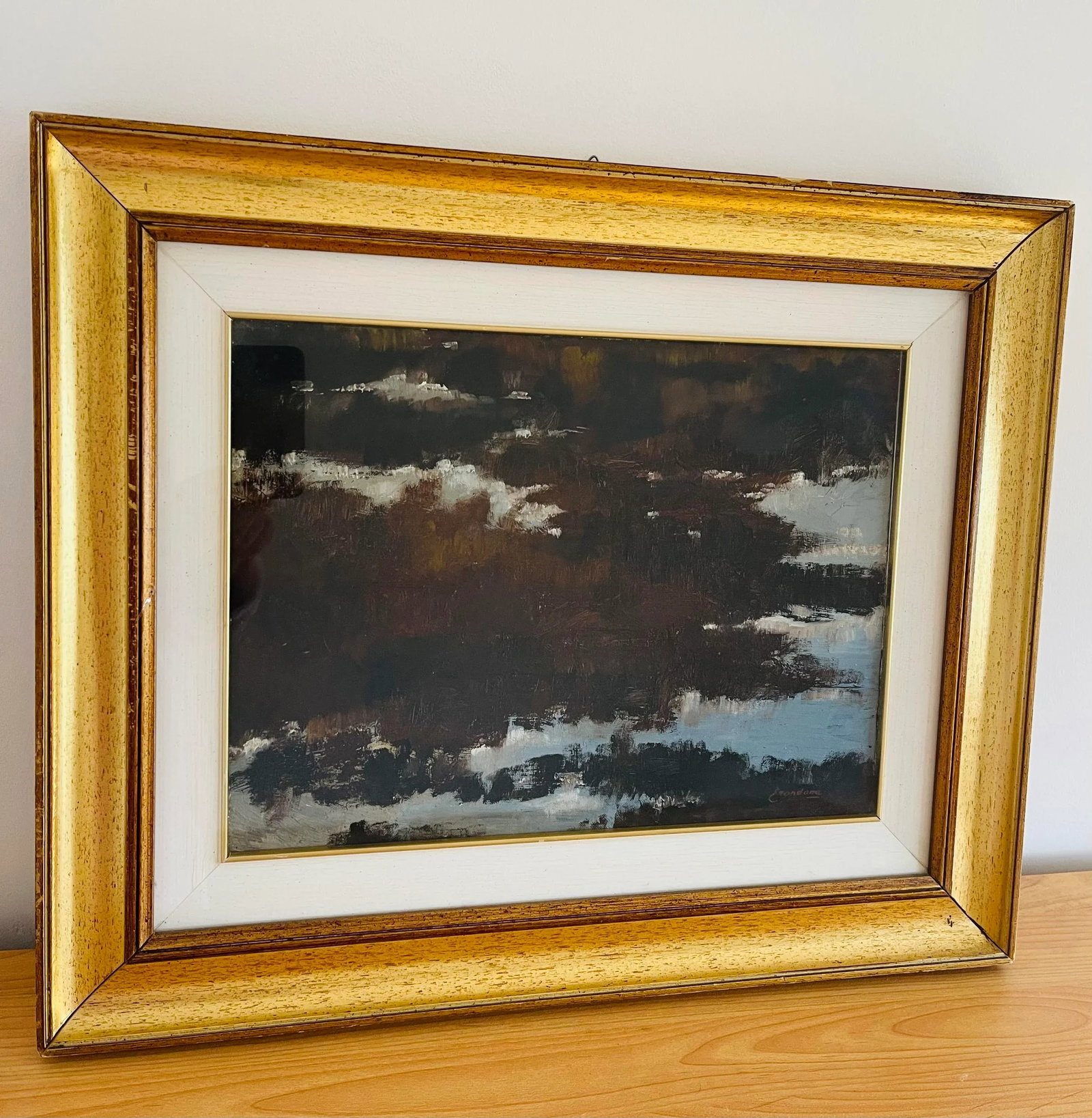 Original Mid 20 Th C Italian Abstract Painting - 6