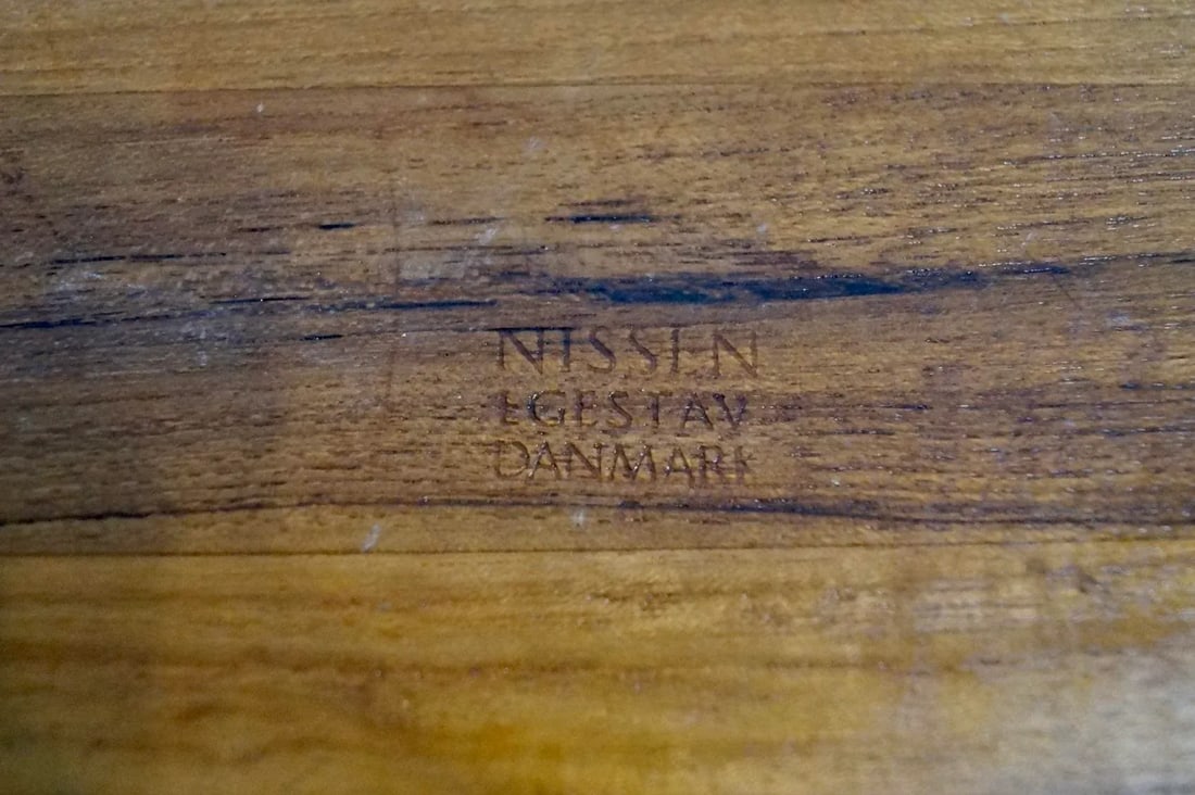 1960's Danish Modern Sculpted Teak Richard Nissen Bowl - 11