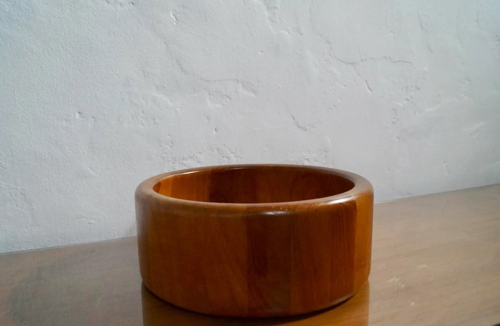 1960's Danish Modern Sculpted Teak Richard Nissen Bowl - 4