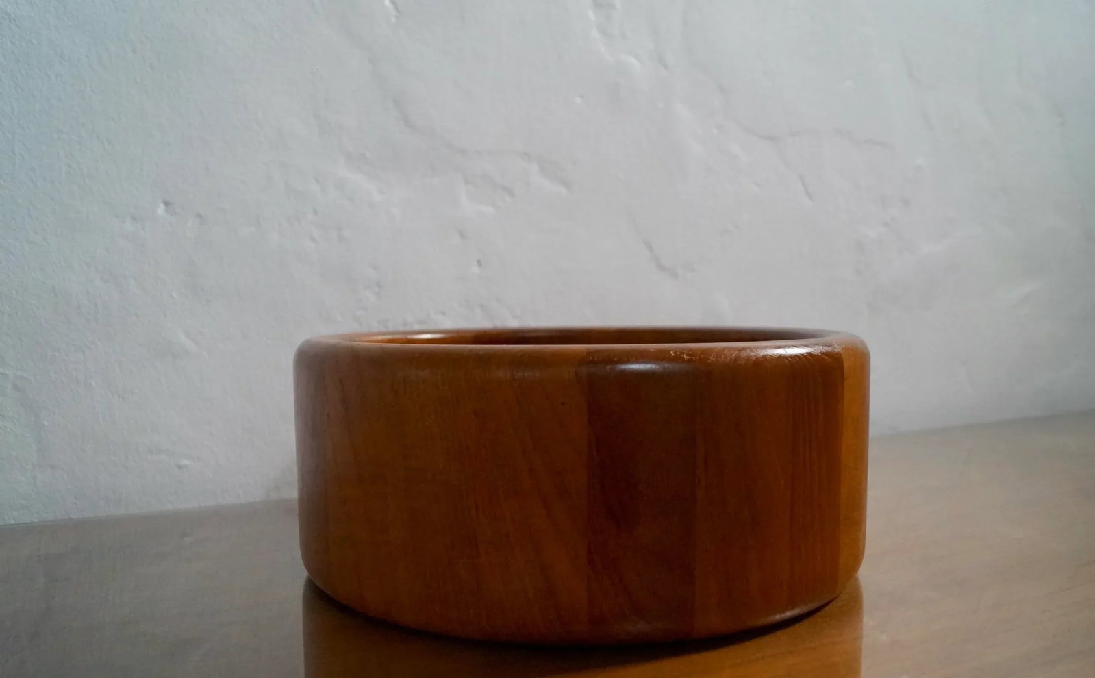 1960's Danish Modern Sculpted Teak Richard Nissen Bowl - 7